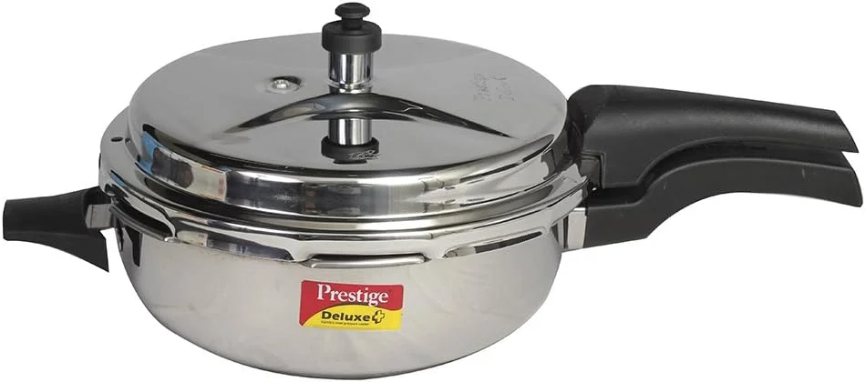 Prestige Deluxe Stainless Steel Deep Pressure Pan 5 liters