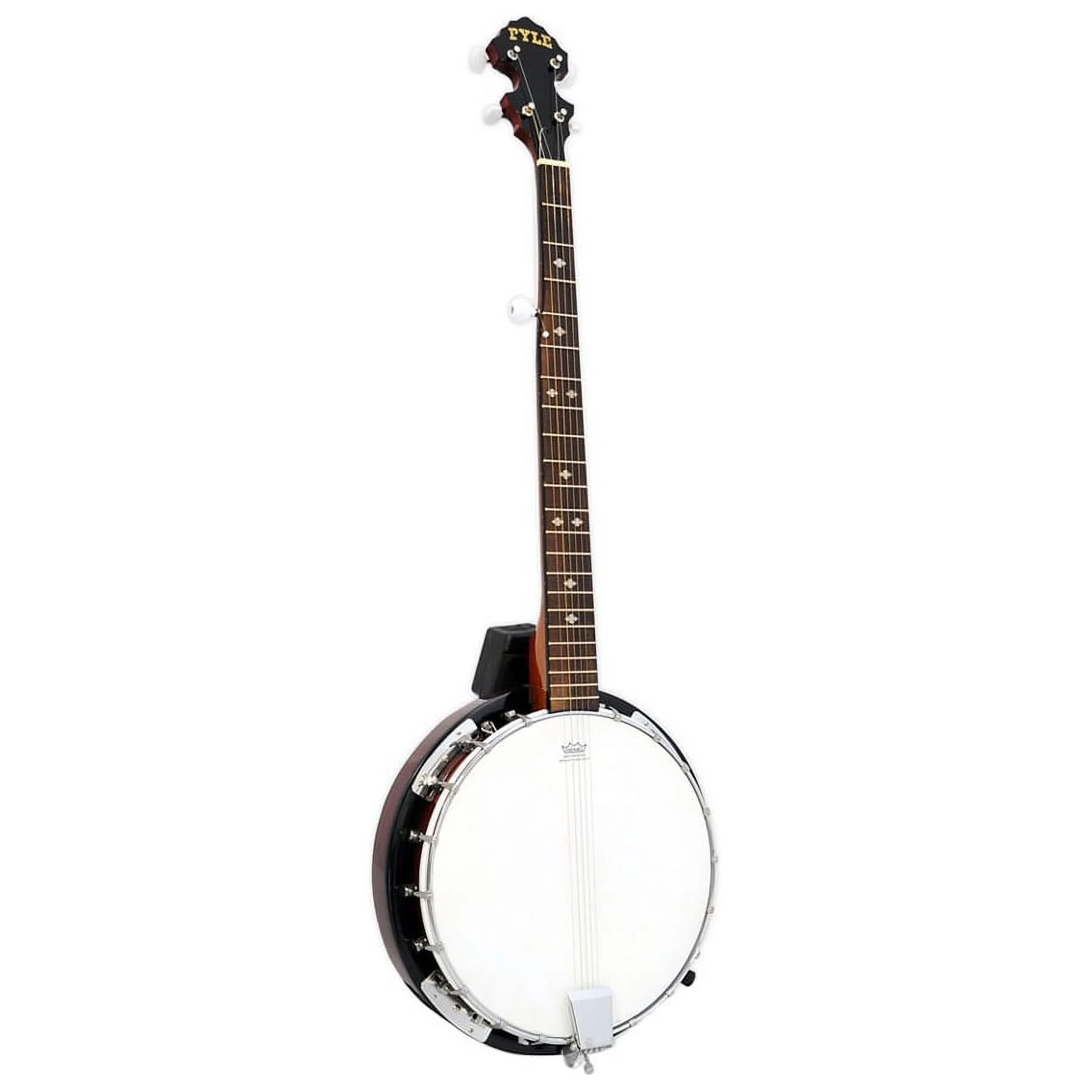 PylePro 5 String Banjo with White Jade Tune Pegs and Rosewood Fretboard