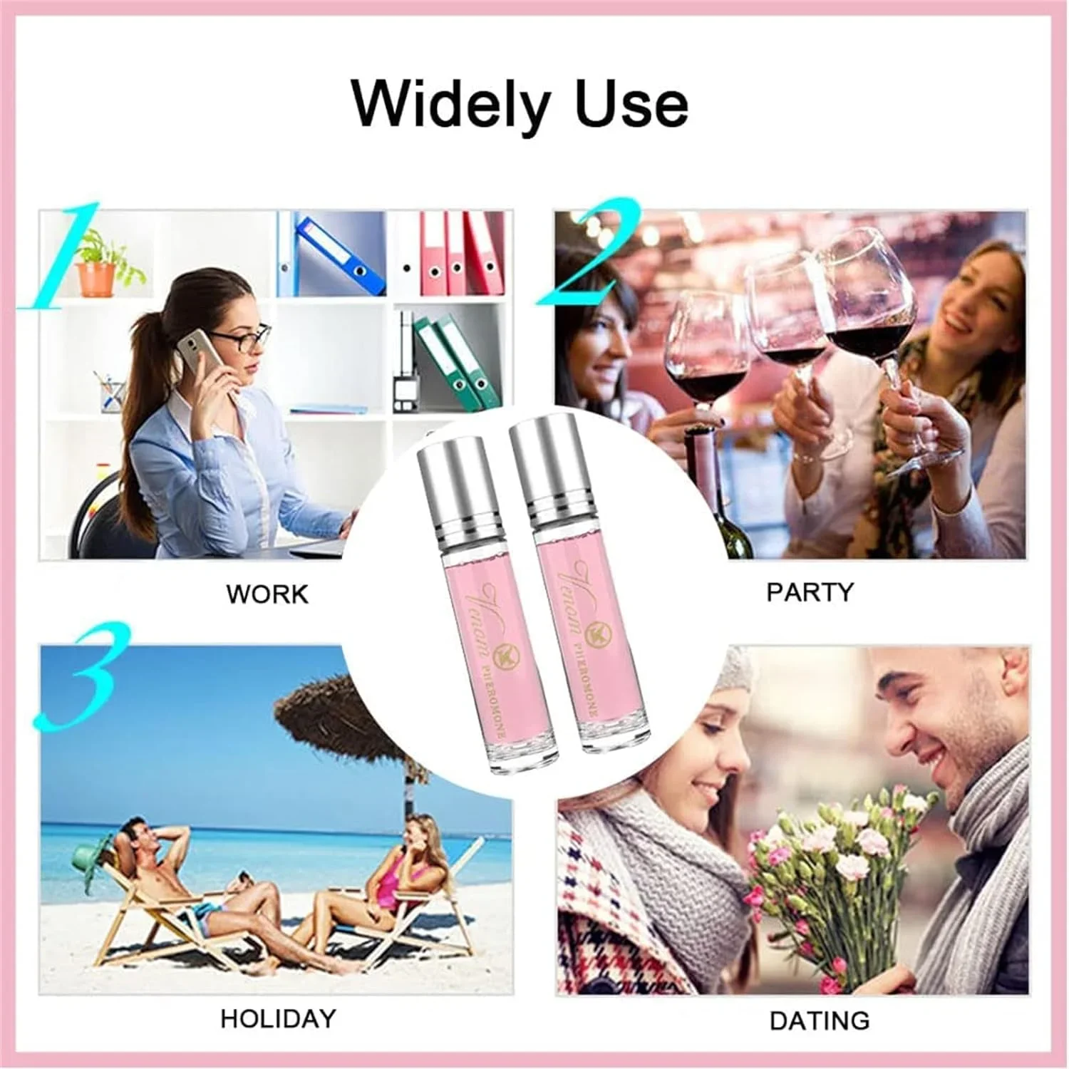 Venom Scents Pheromones for Women, Venom for Her Pheromone Perfume, Venom Pheromone Perfume for Women, Long Lasting Roll on Phero Perfume