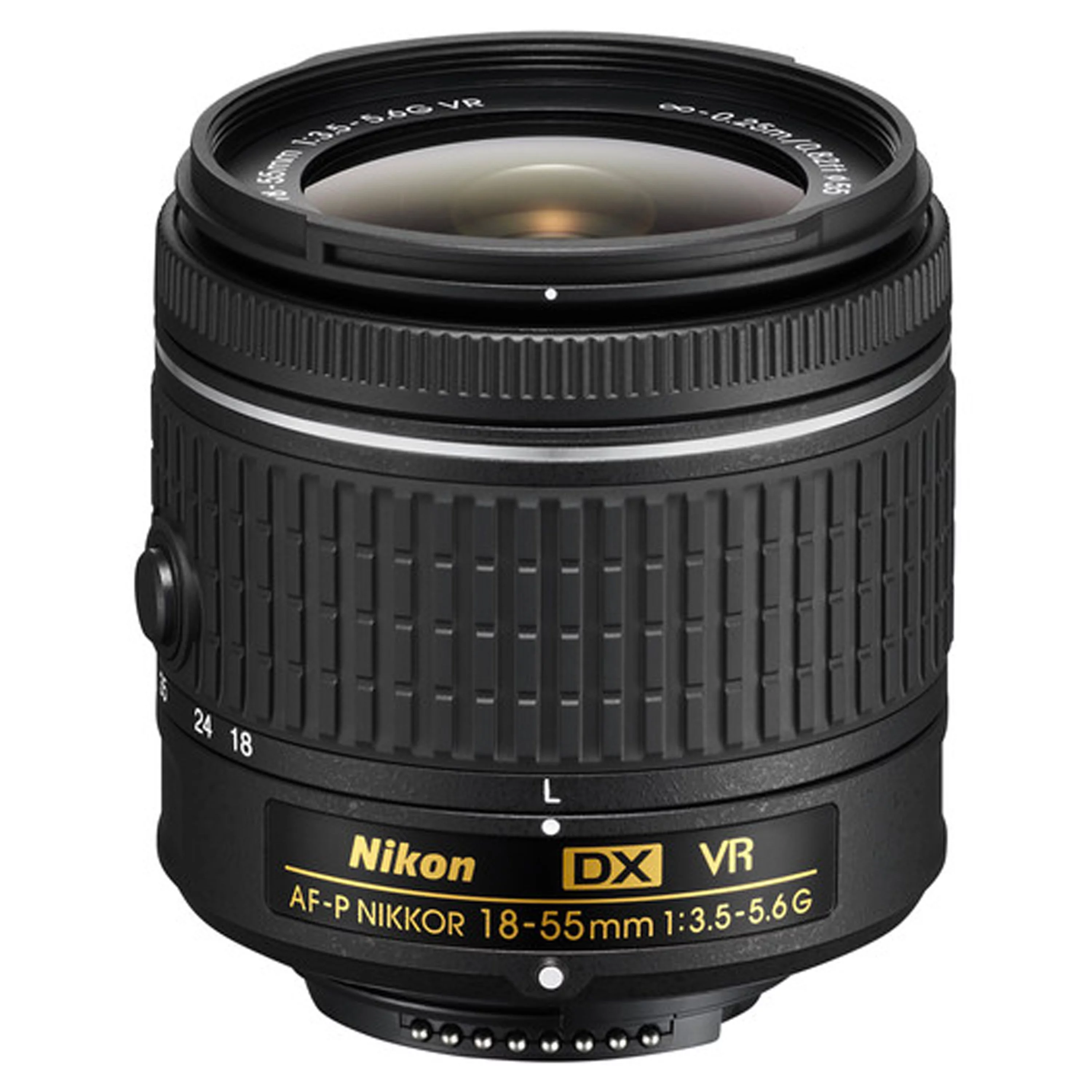 Nikon AF-P DX NIKKOR 18-55mm f/3.5-5.6G VR Lens White Box