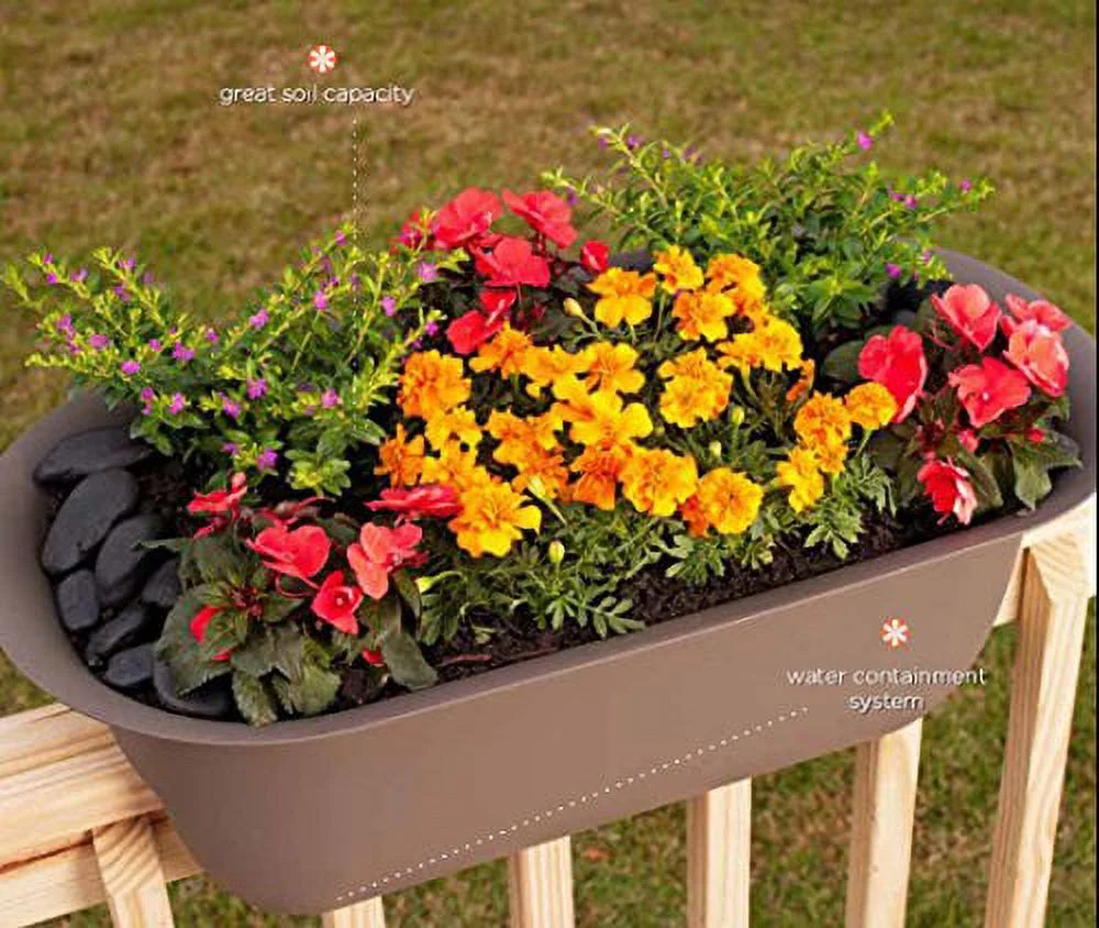 Modica Rail Planter 24