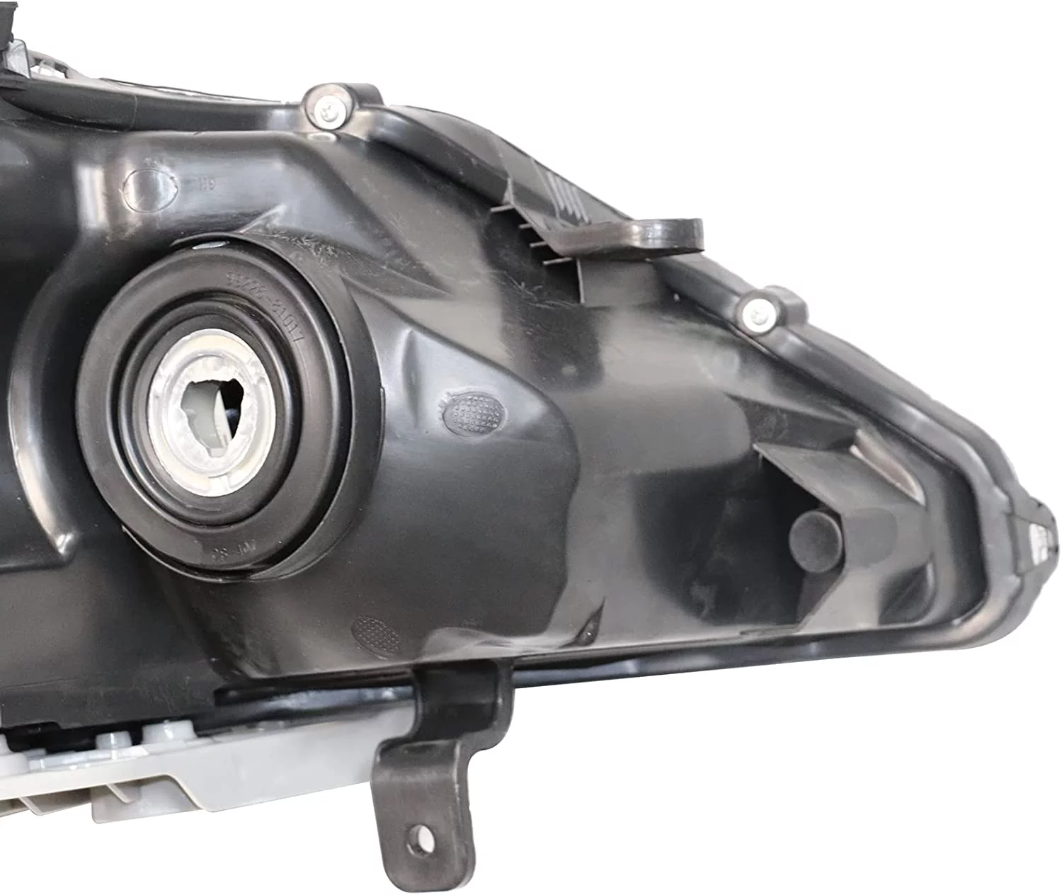 DENEST Black Housing Headlight Assembly Replacement Compatible with 2013 2014 2015 Altima Sedan Halogen Headlight NI2502208 NI2503208 - Passenger and Driver Side