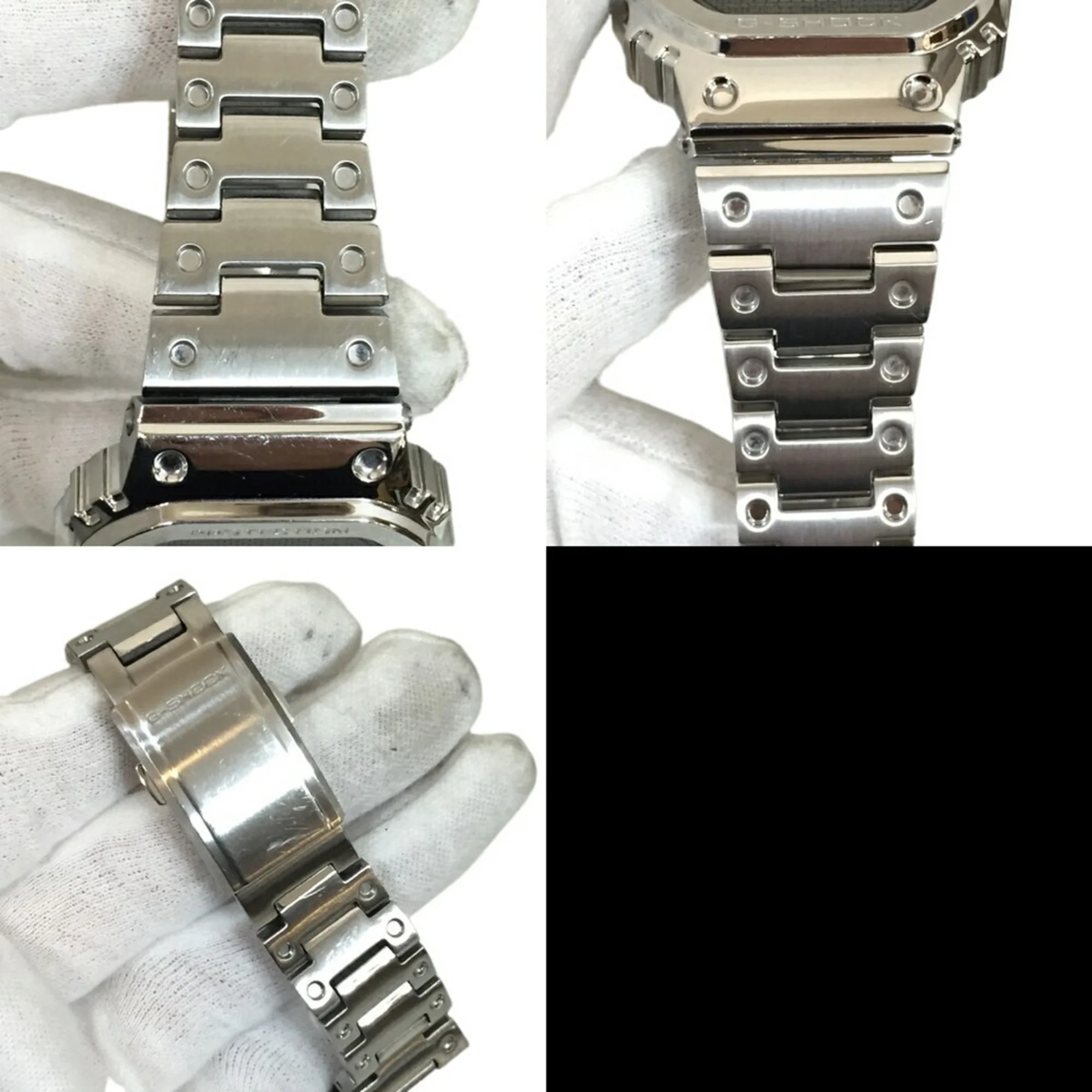 Pre-Owned CASIO G-SHOCK GMW-B5000D-1JF Square Watch Casio Men's Tough Solar Metal Screw Back ITH804J5MD8I RK681D (Fair)