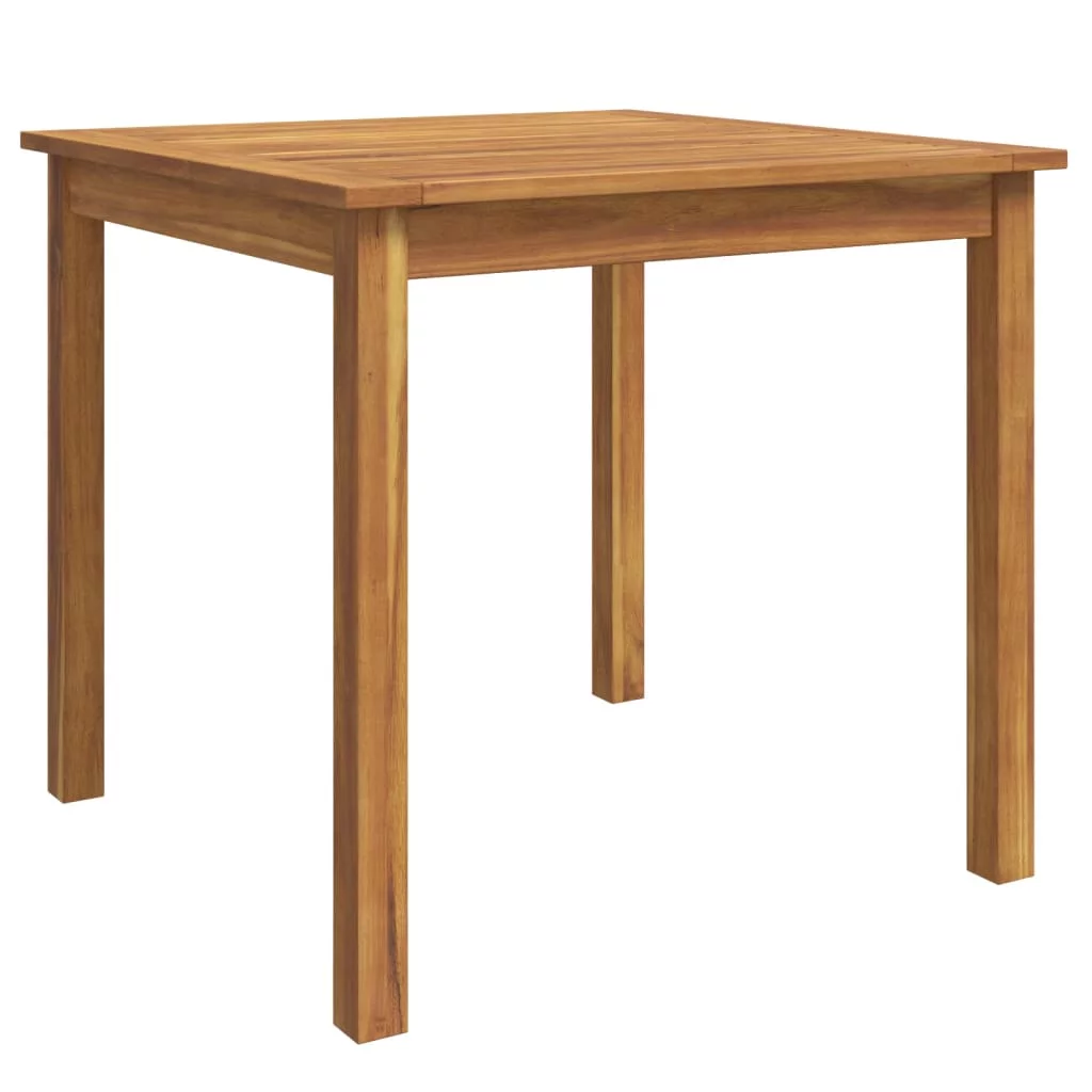 Walmeck 5 Piece Patio Dining Set Solid Wood Acacia