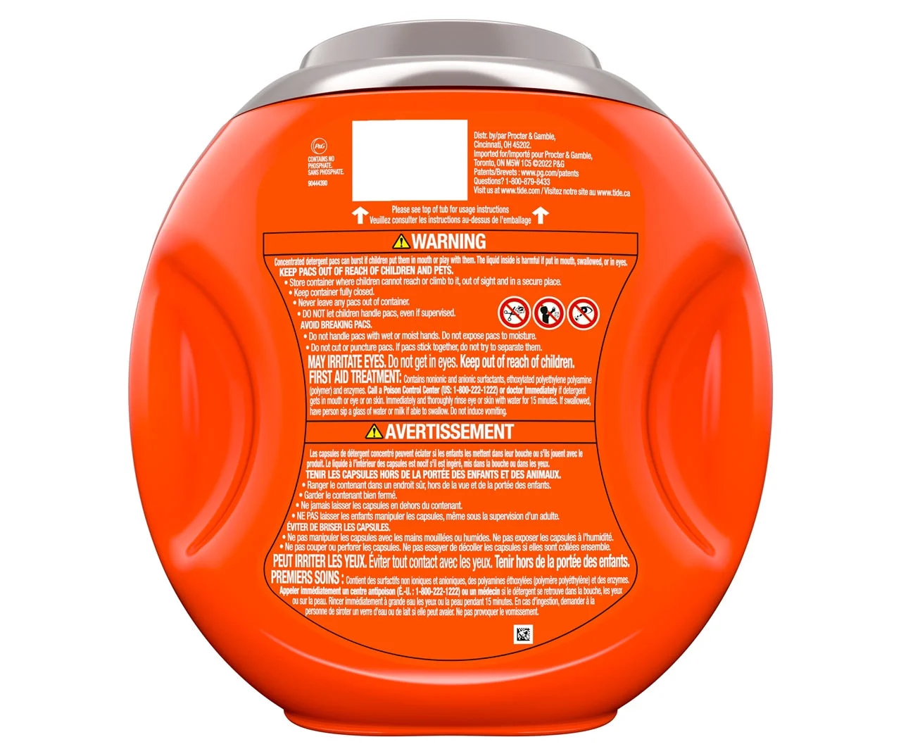 Tide PODS 4in1 Ultra Oxi Liquid Laundry Detergent Pacs, 57-Count