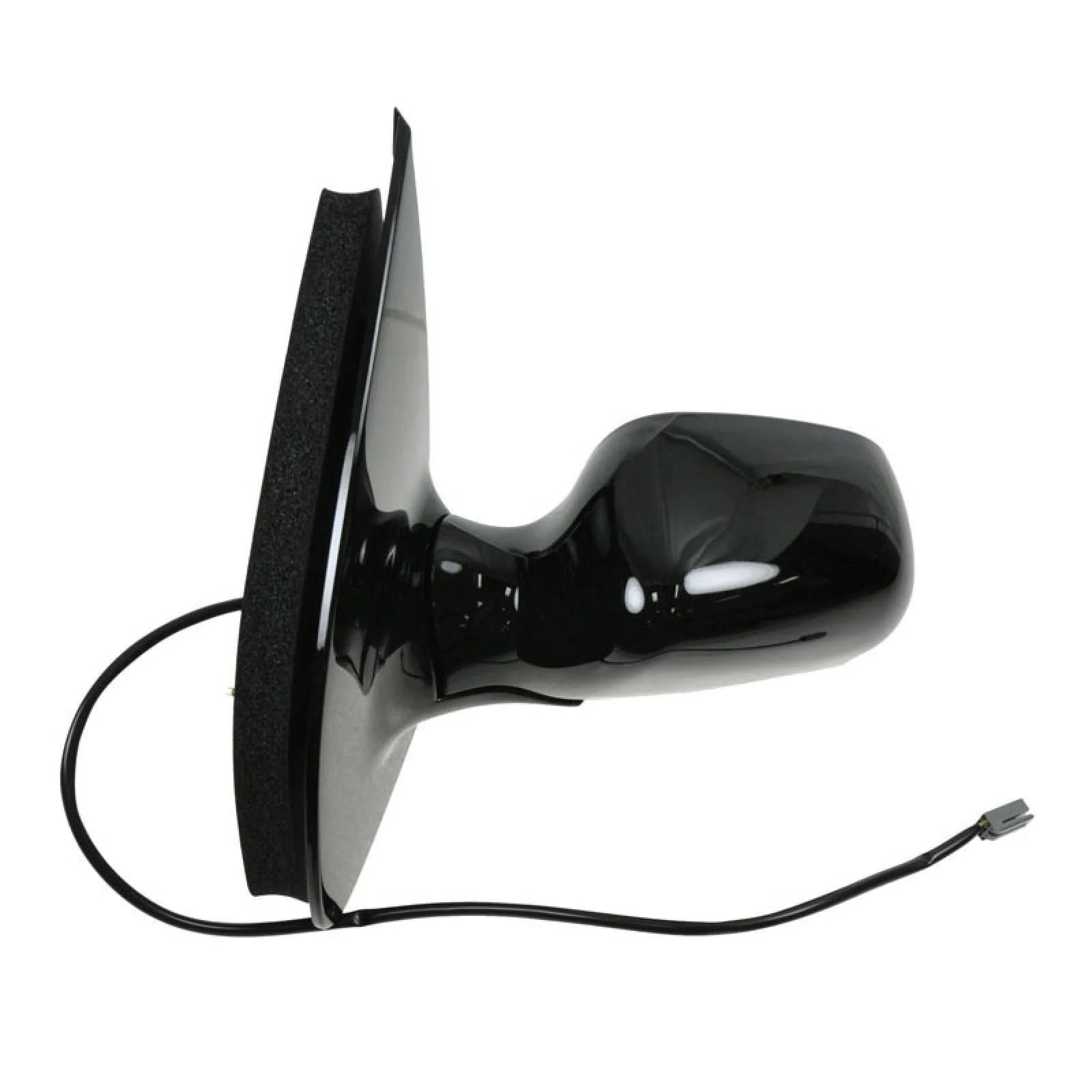 TRQ Black Power Door Mirror Left Driver Side for 99-02 Ford Windstar MRA05217