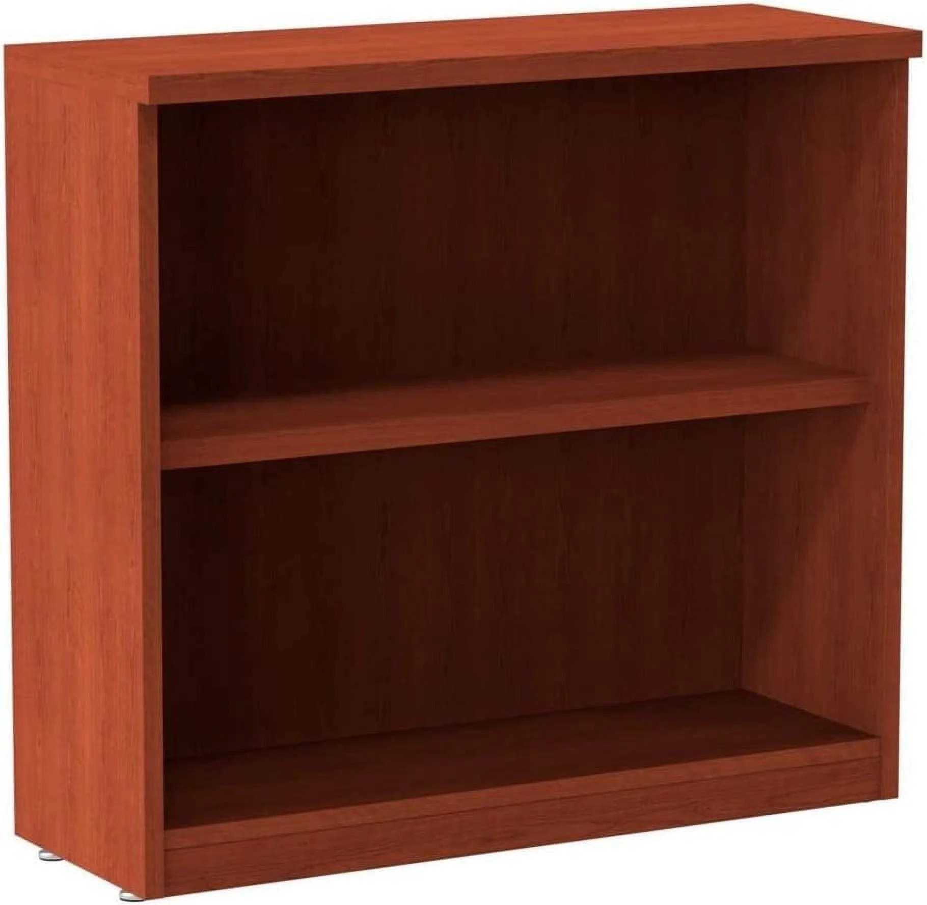 ALEVA633032MC 31.75 In. X 14 In. X 29.5 In. Valencia Series 2-Shelf Bookcase - Medium Cherry
