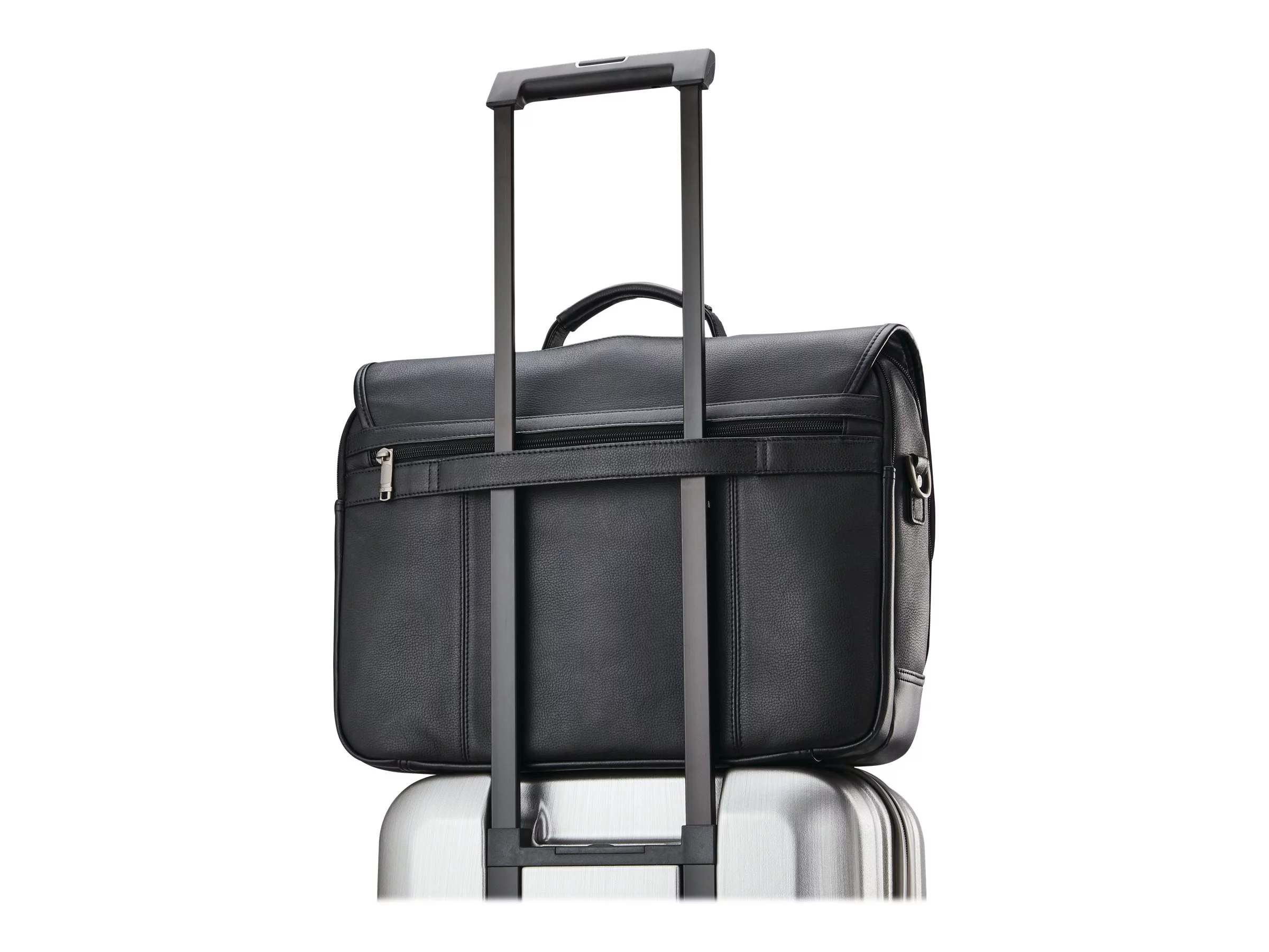 Samsonite Classic Leather Flapover - Notebook carrying case - 15.6