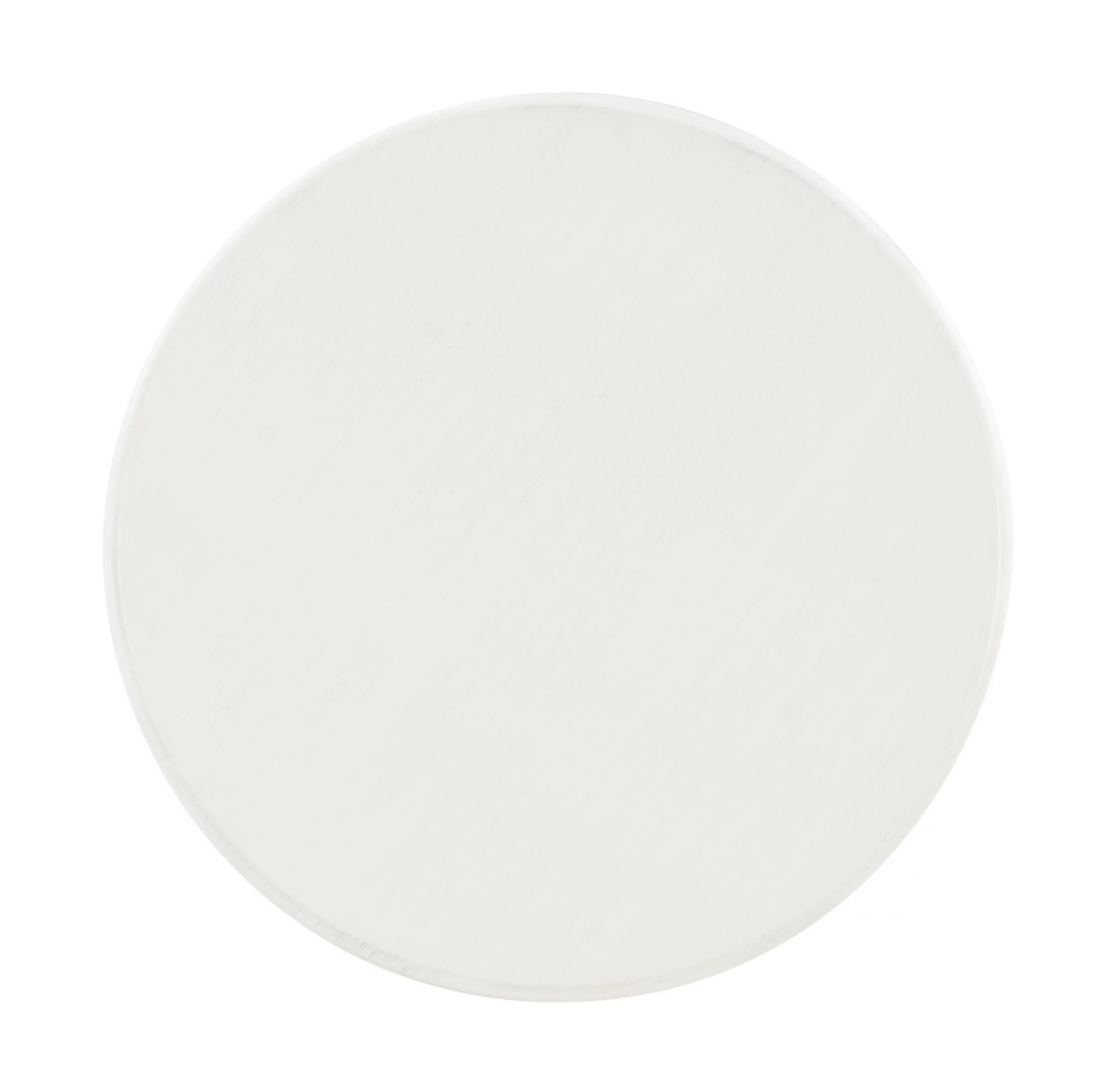 Powell Stanton Pedestal Accent Side Table, White