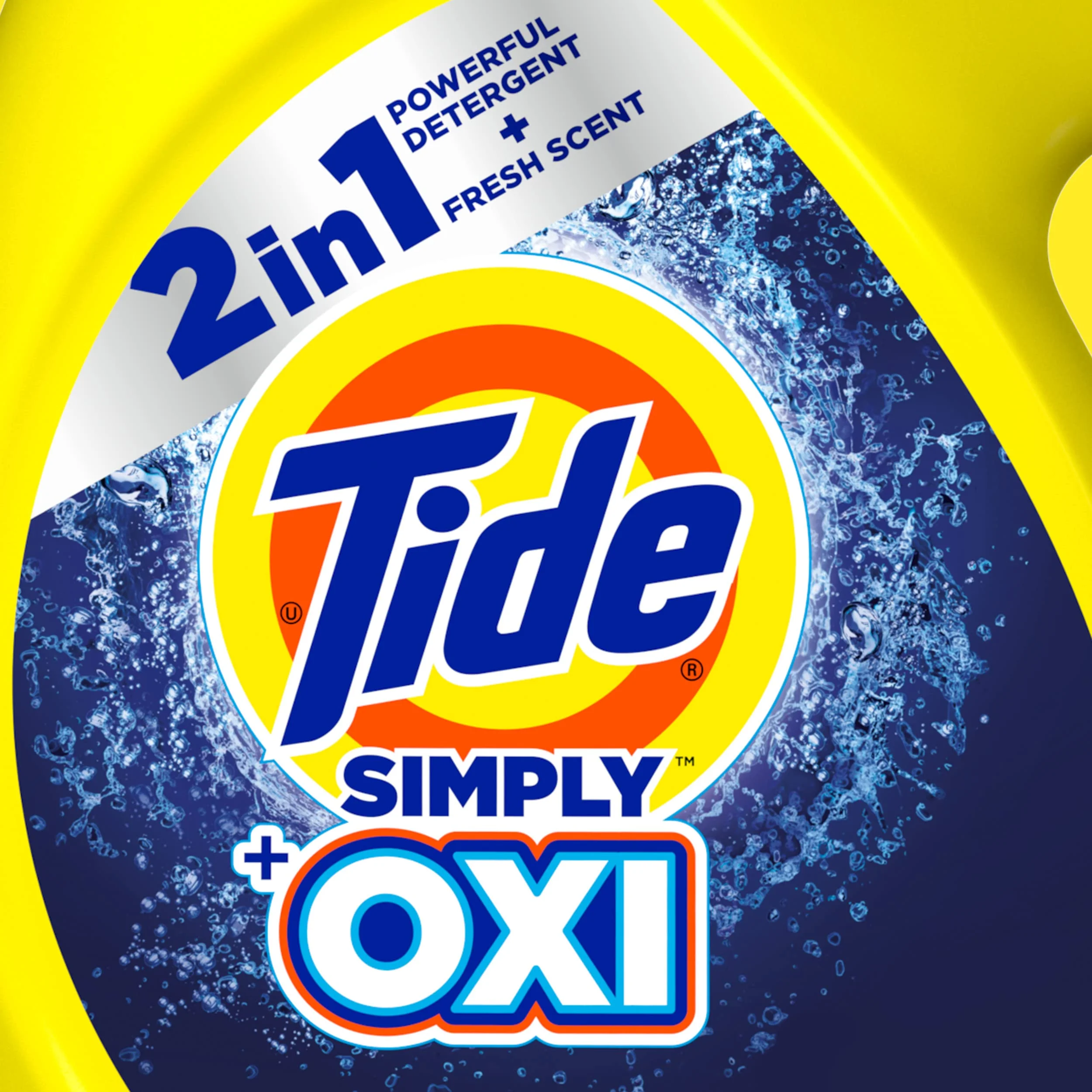 Tide Simply + Oxi Liquid Laundry Detergent, Refreshing Breeze, 6 Loads, 10 Fl Oz, Pack Of 12