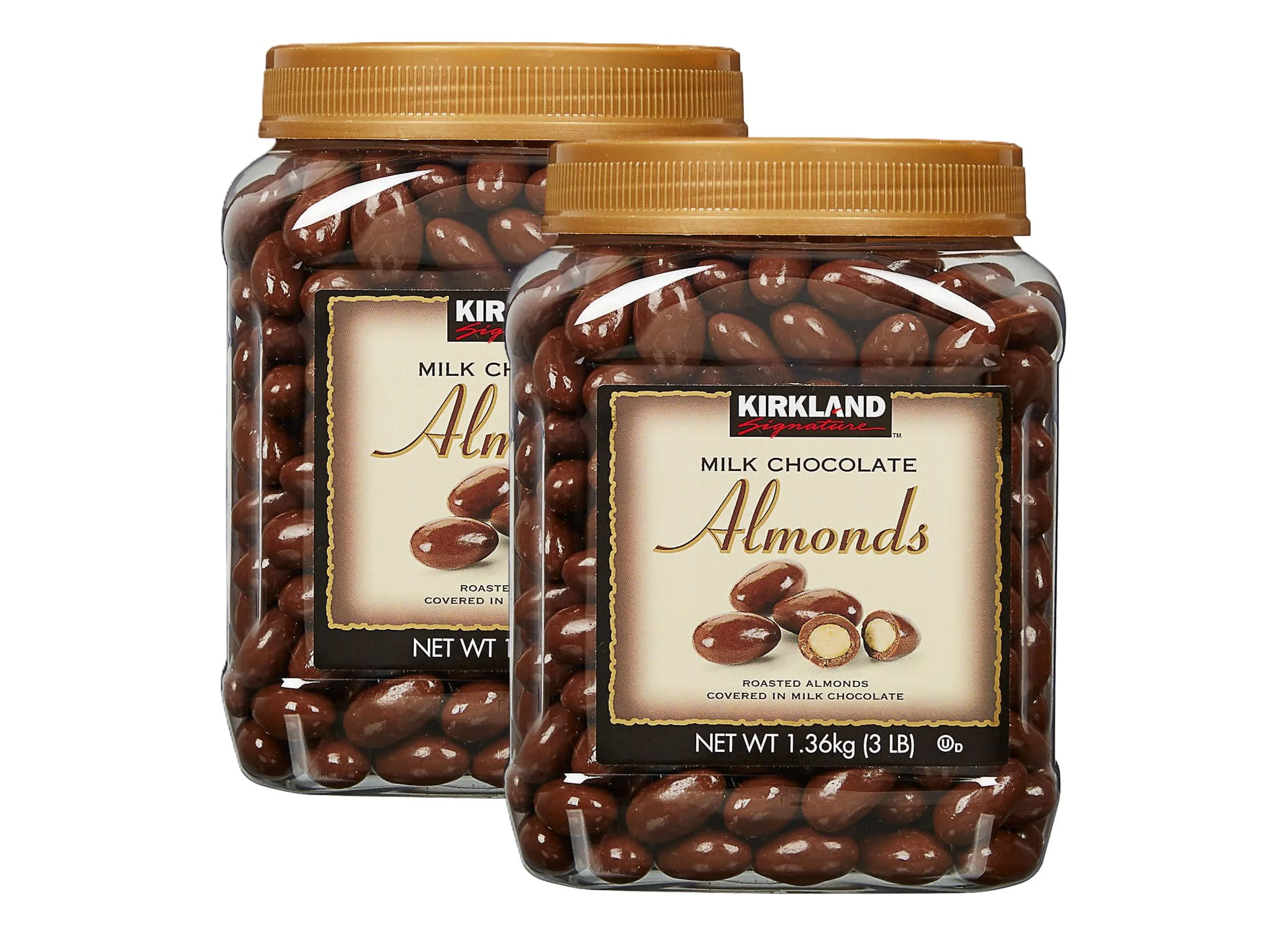 2 Pack | Kirkland Signature Milk Chocolate Covered Almonds, 48 oz