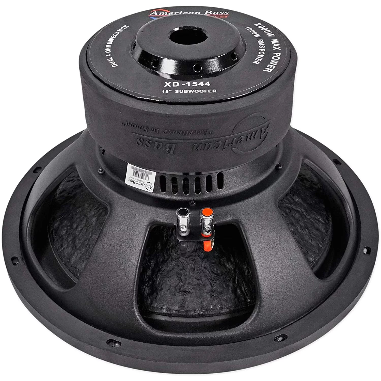 American Bass XD 1544 15 Inch Dual 4 Ohm Voice Coil 1000 Watt Max Subwoofer