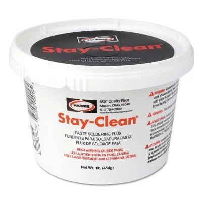 Stay-Clean Paste Soldering Flux, Brush Cap Dispenser, 4 oz | Bundle of 2 Each
