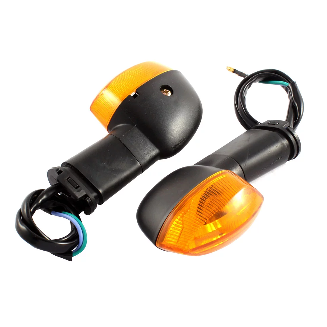 Unique Bargains 2 Pcs Yellow Motorcycle Turn Signals Light Blinkers Bulb for YBR