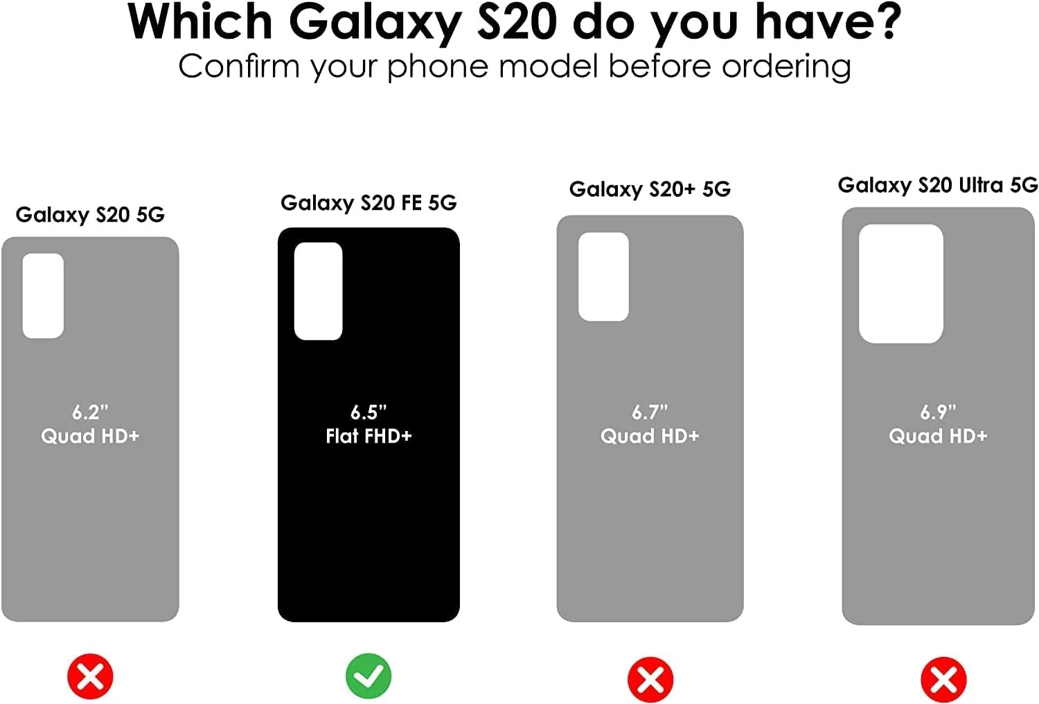 OtterBox Defender Series Screenless Edition Case for Samsung Galaxy S20 FE 5G Only - Case Only - Non-Retail Packaging - Black