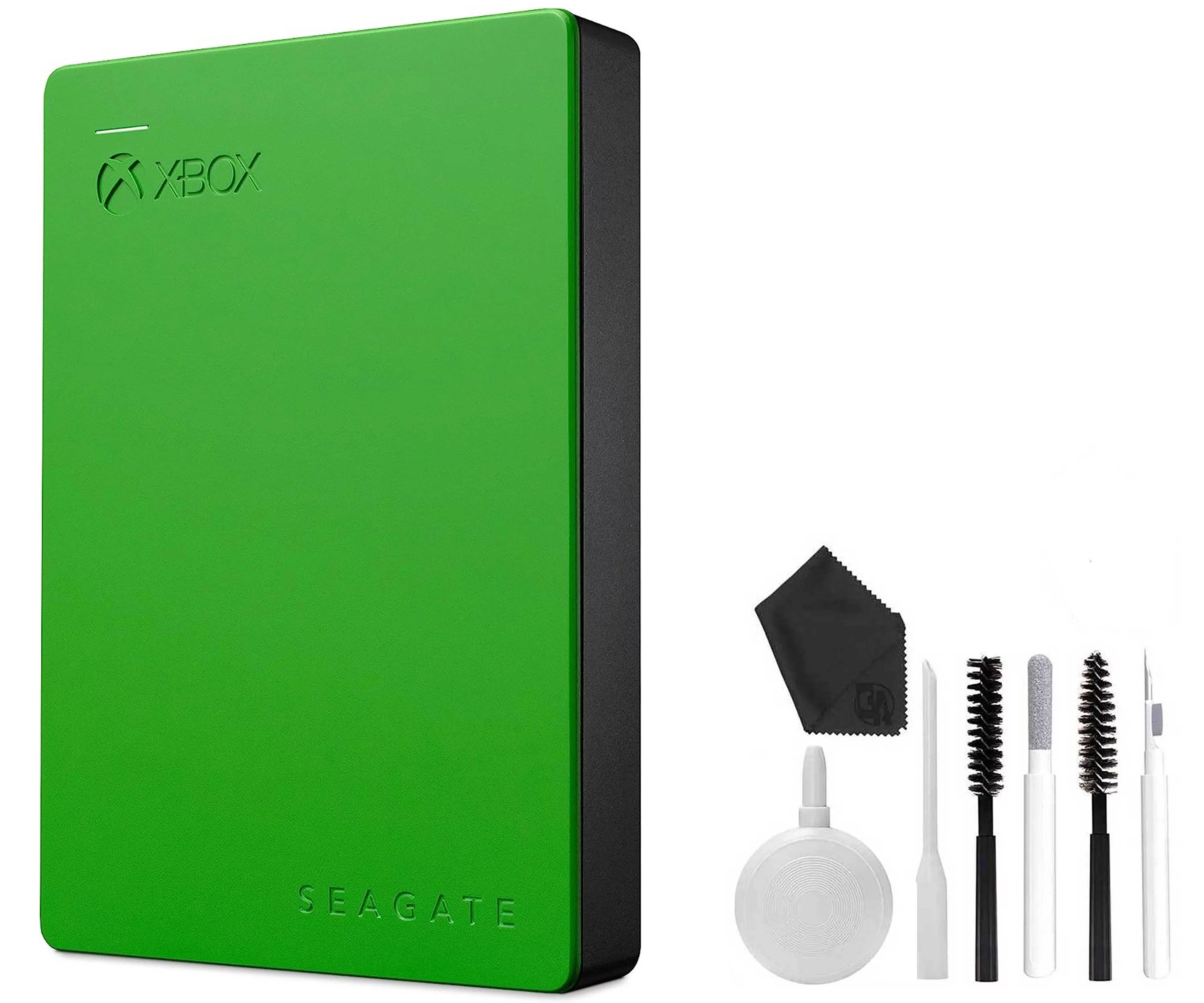 Pre-Owned (STEA4000402) Game Drive for Xbox 4TB External Hard Drive Portable HDD – Designed for Xbox One ,Green BOLT AXTION Bundle (Refurbished: Like New)
