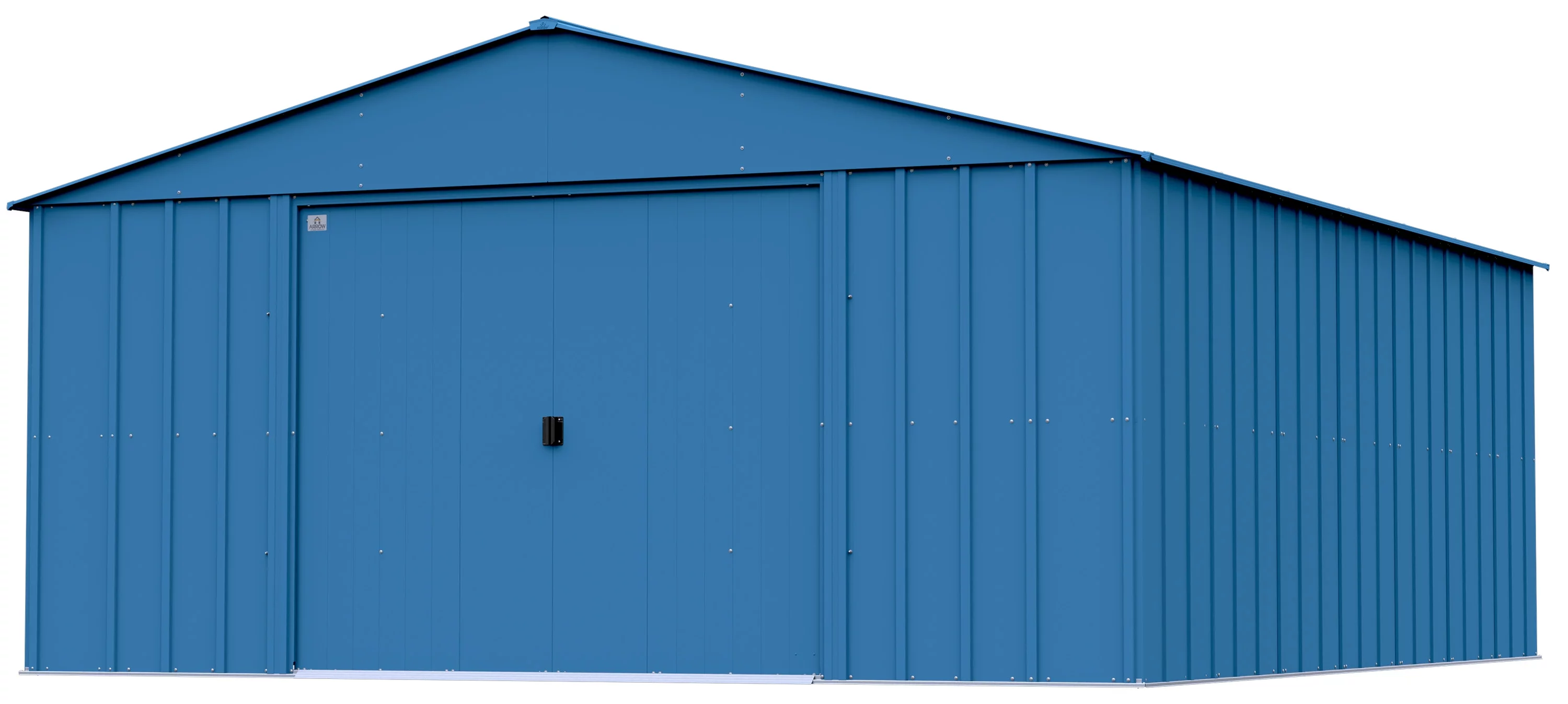 Arrow Classic Metal Shed, 14 x 17, Blue Grey