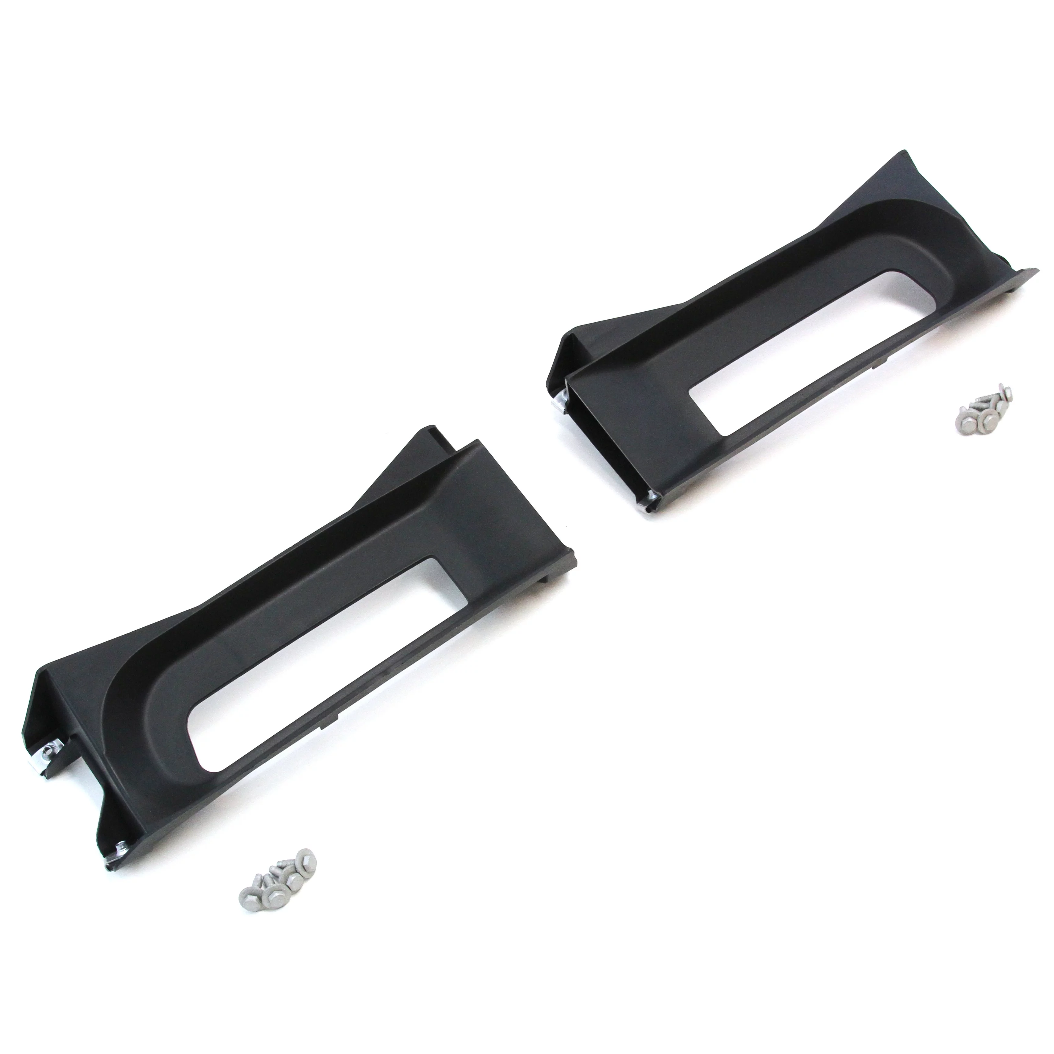 Red Hound Auto Tow Hook Bezel Set Front Left Right Driver Passenger Side Compatible with Dodge Ram 1500 2013 2014 2015 2016 2017 2018 (for Steel Bumper face Only) 68196982AA