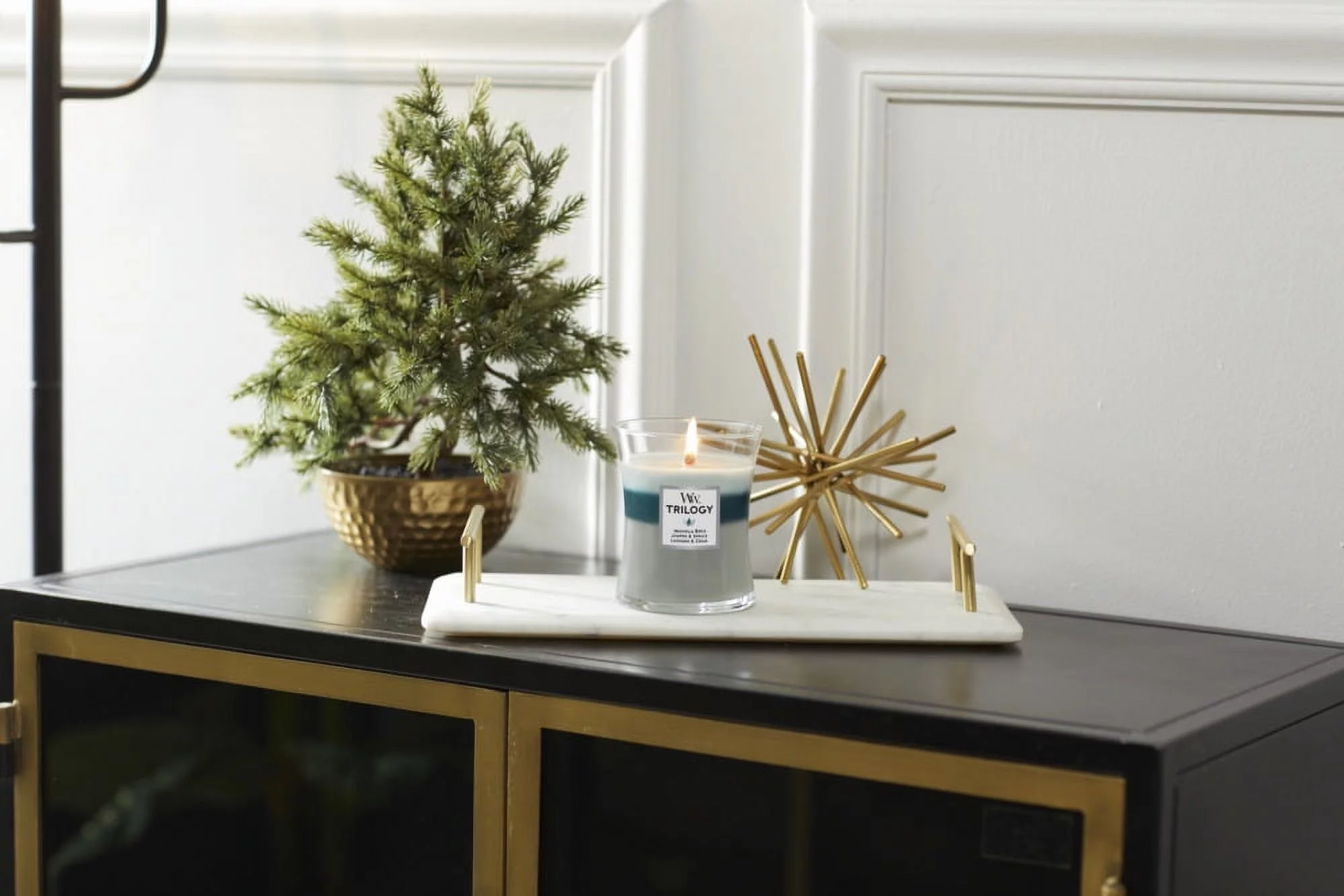 WoodWick Trilogy Icy Wonderland - Medium Hourglass Candle