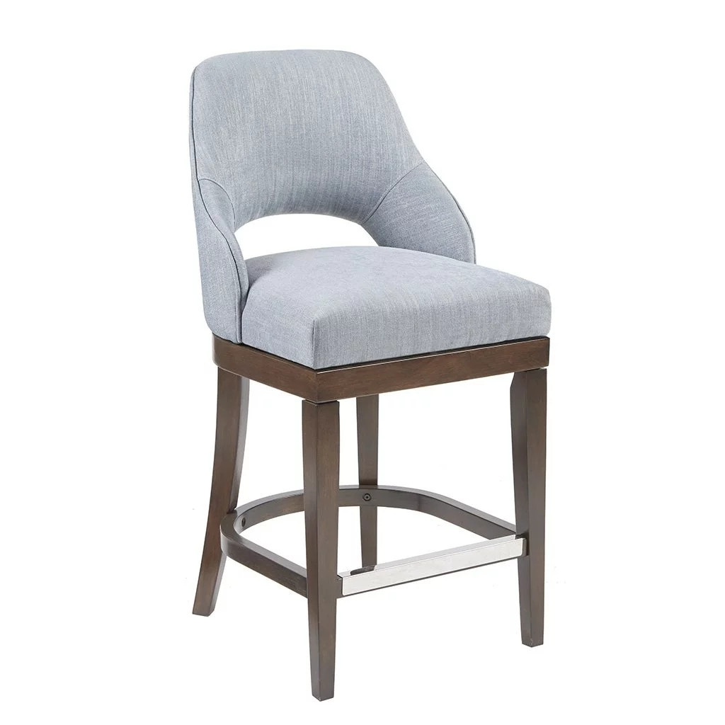 Jillian Counter Stool With Swivel Seat Blue See below