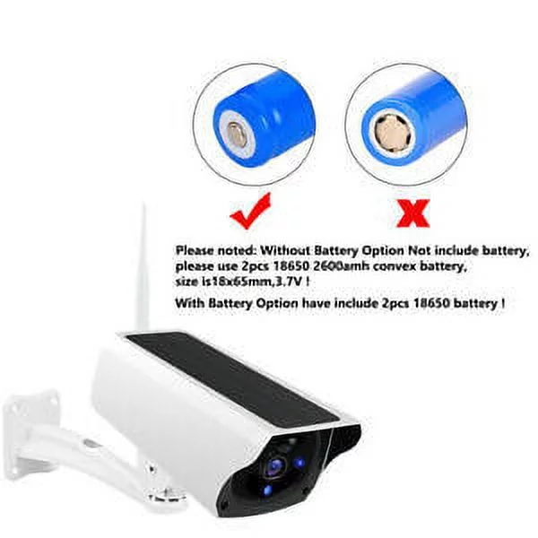 Solar Security Camera,DFITO WiFi 1080P HD Home Security Surveillance Audio CCTV Outdoor,2K Night Vision,2-Way Audio,Human Motion Detection,IP66 Waterproof（with 3 Batteries ）