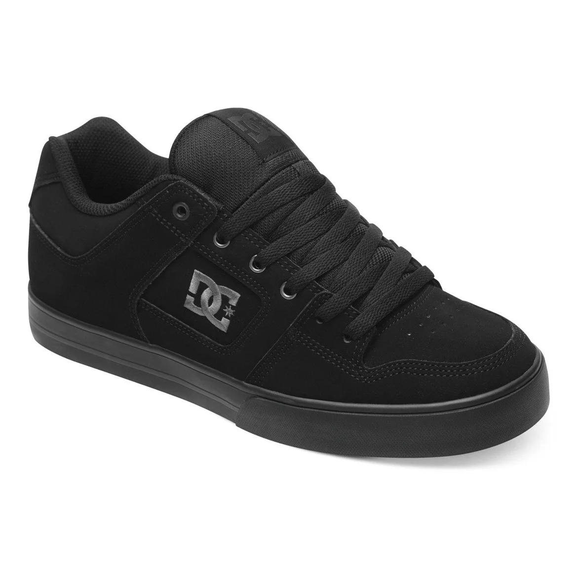 Dc Men's Pure Black / Pirate Ankle-High Leather Sneaker - 12M