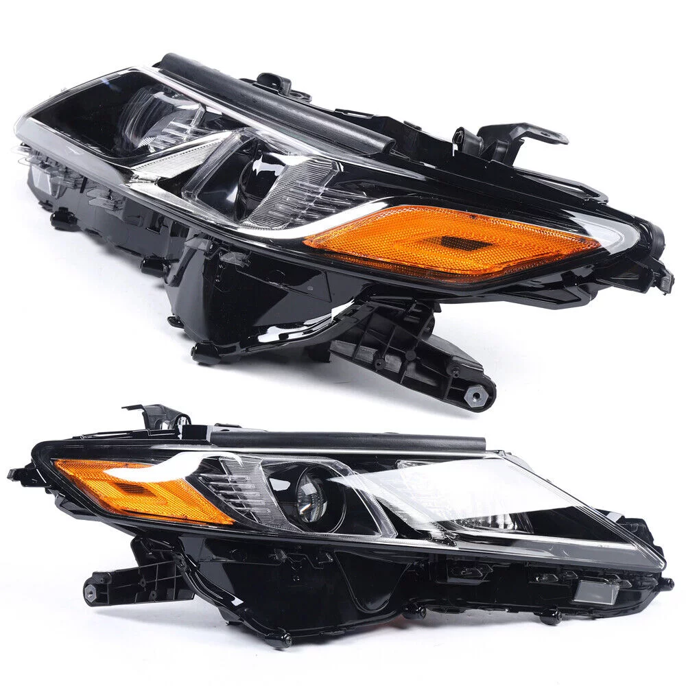 DENEST Driver and Passenger Side Headlight LH+RH Headlamp For Toyota Camry 2018-2020