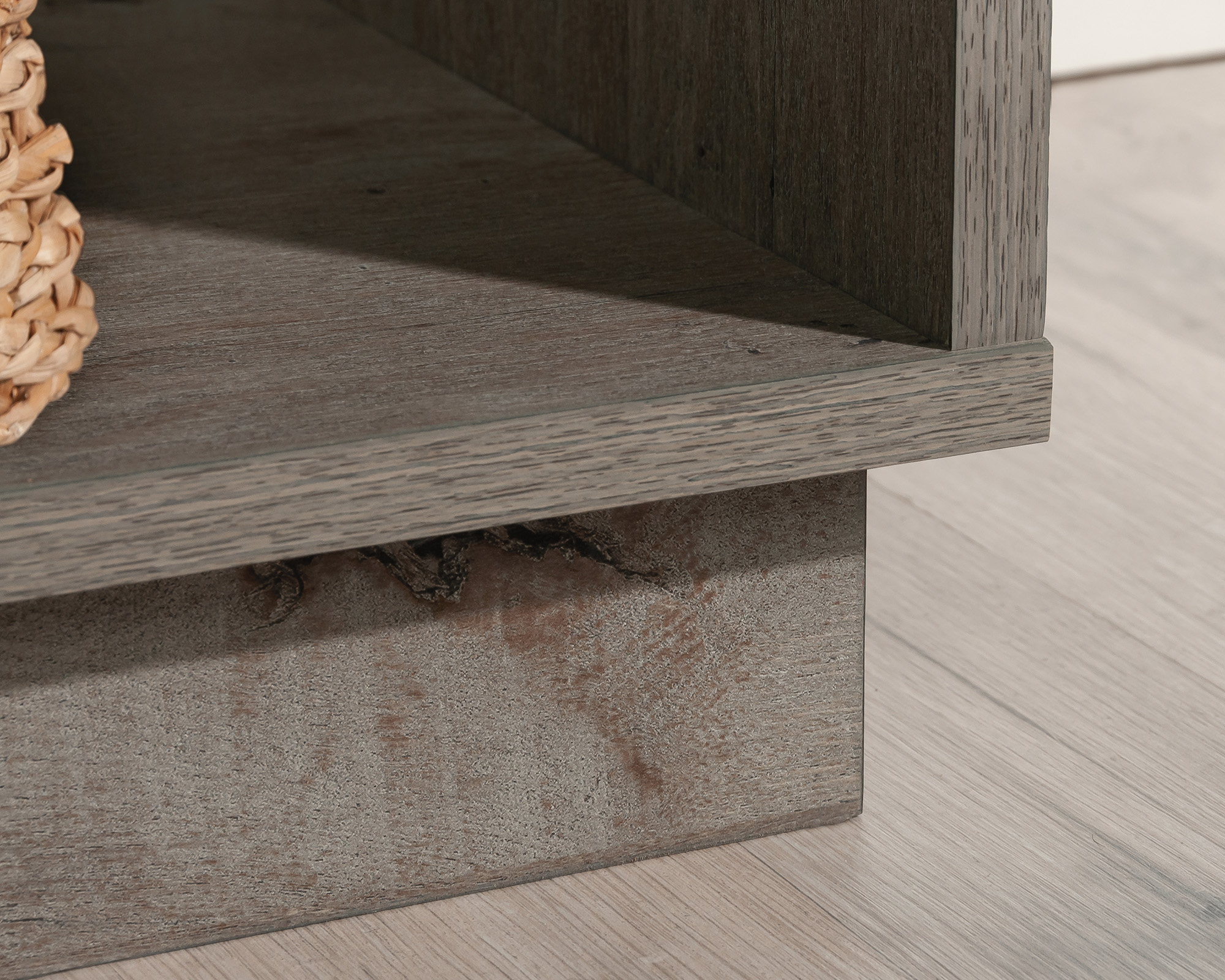 Sundar 5-Shelf Display Bookcase in Mystic Oak