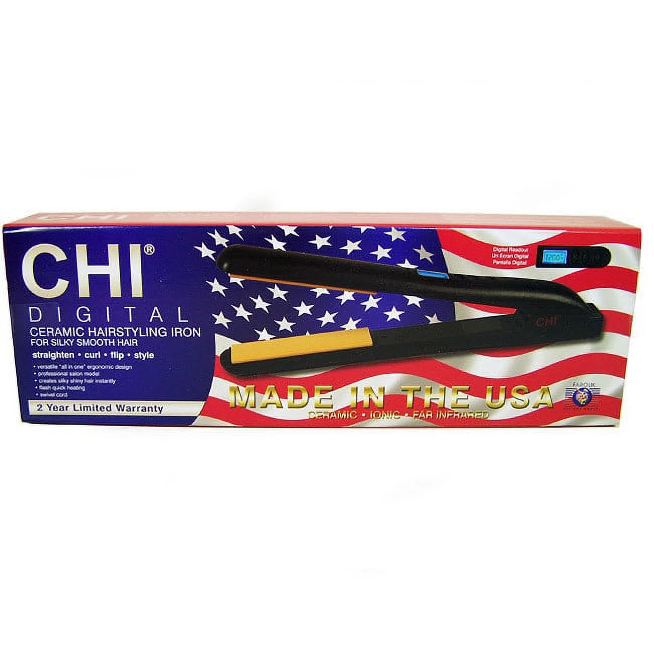 Chi Digital Ceramic Hairstyling Flat Iron