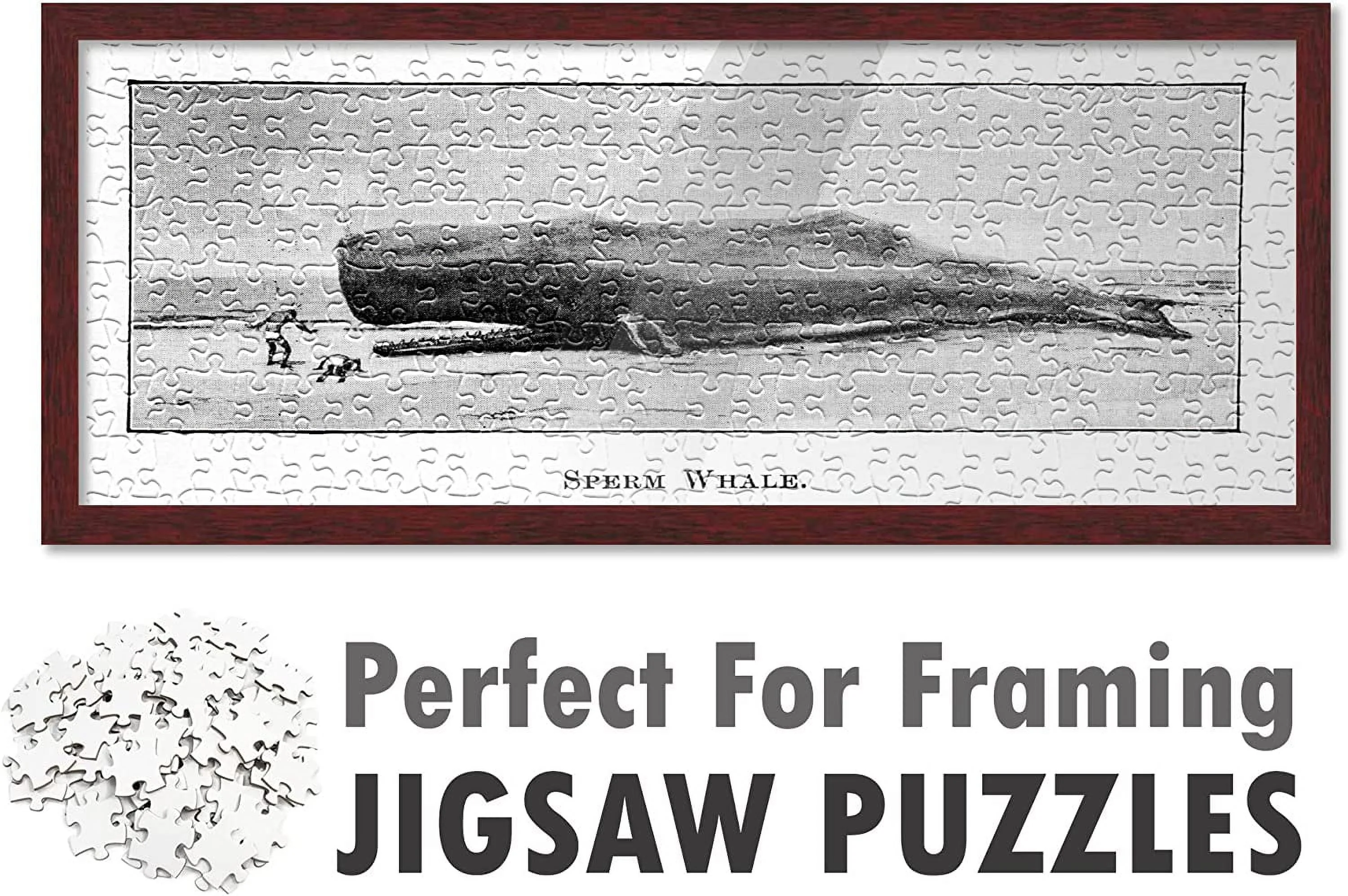 6X18 Frame Brown Mahogany Picture Frame Includes UV Plexiglass, Acid  Foam Backing Board And Hanging Hardware