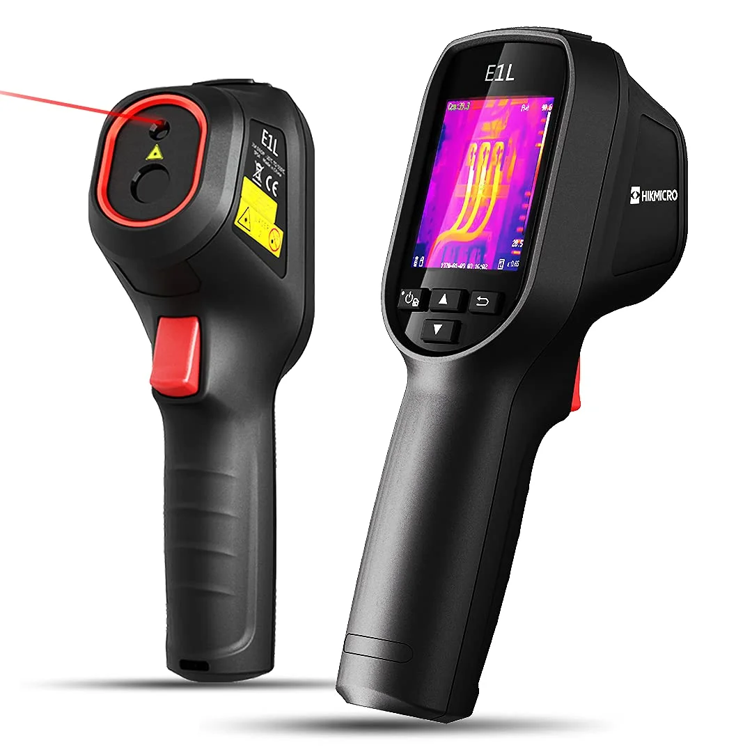 E1L Compact Thermal Imaging Camera, 160 x 120 IR Resolution/19200 Pixels, 25Hz Refresh Rate, Portable Handheld Infrared Thermal Imager with Laser Pointer, -4°F~1022°F Temperature Range