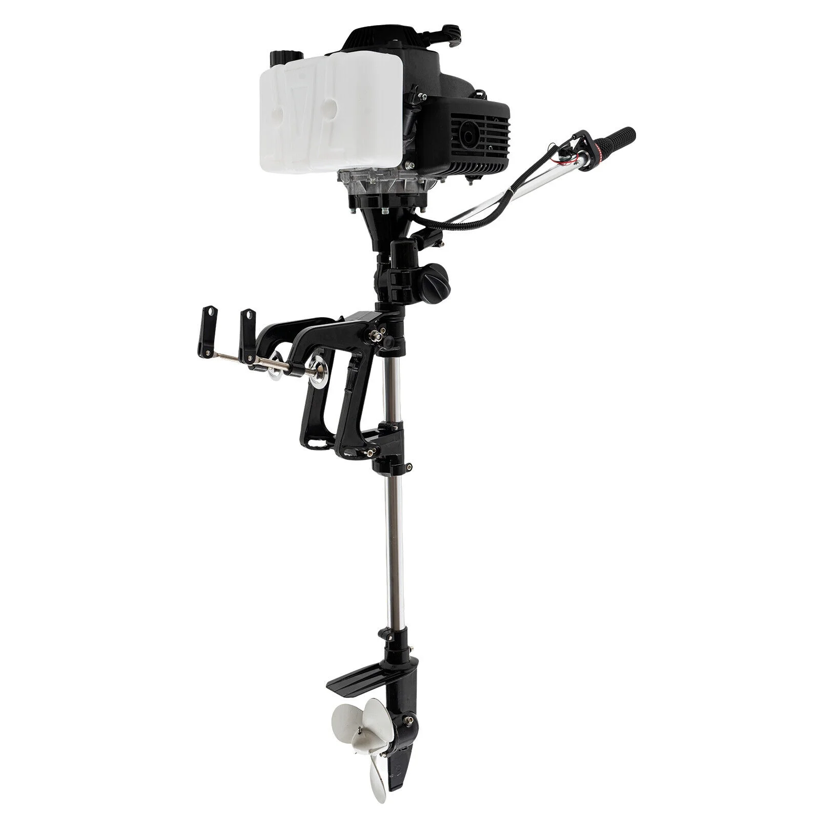 4-Stroke 7.5HP Outboard Motor Heavy Duty 196CC Inflatable Fishing Boat Engine Motor