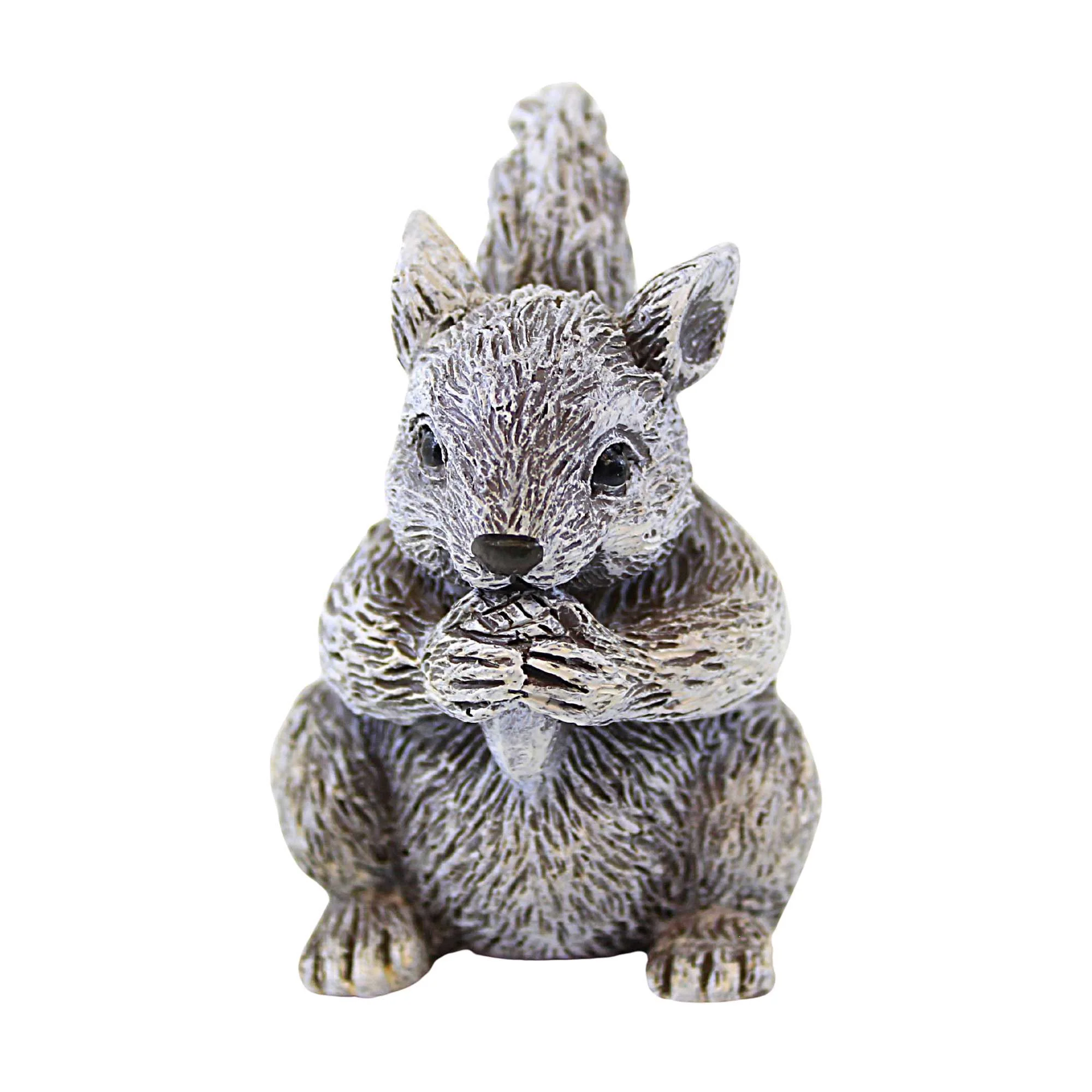 Roman Pudgy Pebble Pals Garden Figurine - One Mini Figurine 3 Inch, Polyresin - Animal Mini 61804 Squirrel