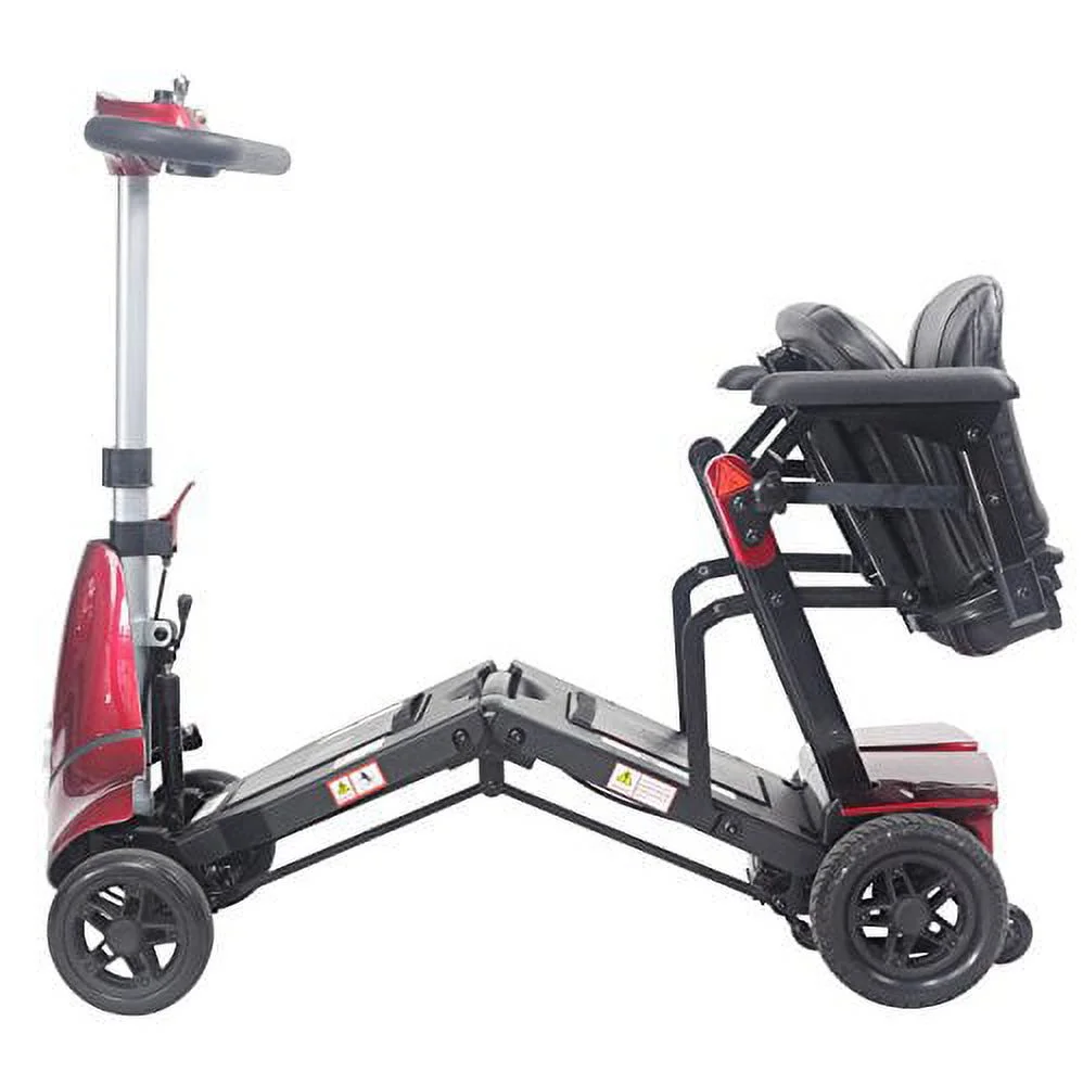 Mobie Plus Folding Travel Scooter Red