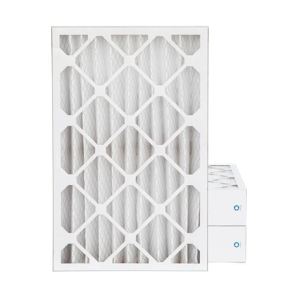 Pamlico Air 12x24x4 MERV 8 Pleated AC Furnace Air Filters. 3 Pack. (Actual Size: 11.38 x 23.38 x 3.75 Inches)
