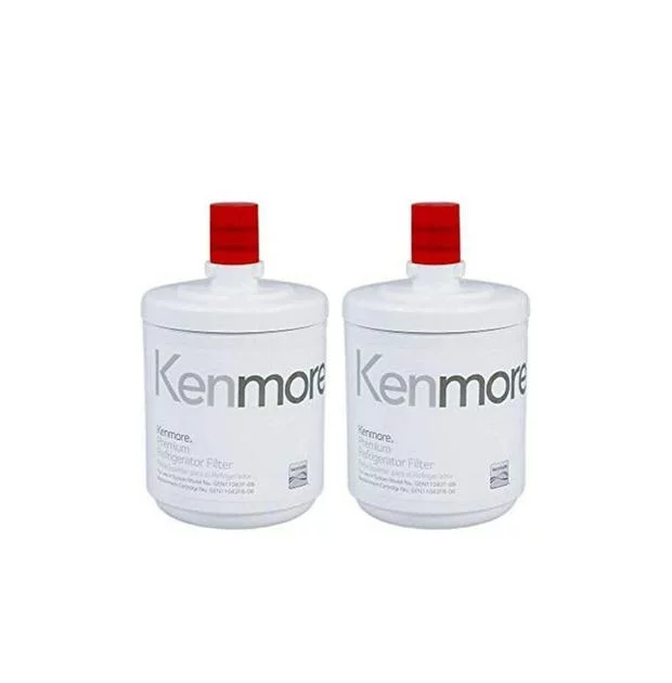 Kenmore clear Premium Refrigerator Water Filter 9890 469890P 09890 46-9890 ADQ72910902 ADQ72910907 Kenmore GEN11042FR-08 ( 2 Pack )