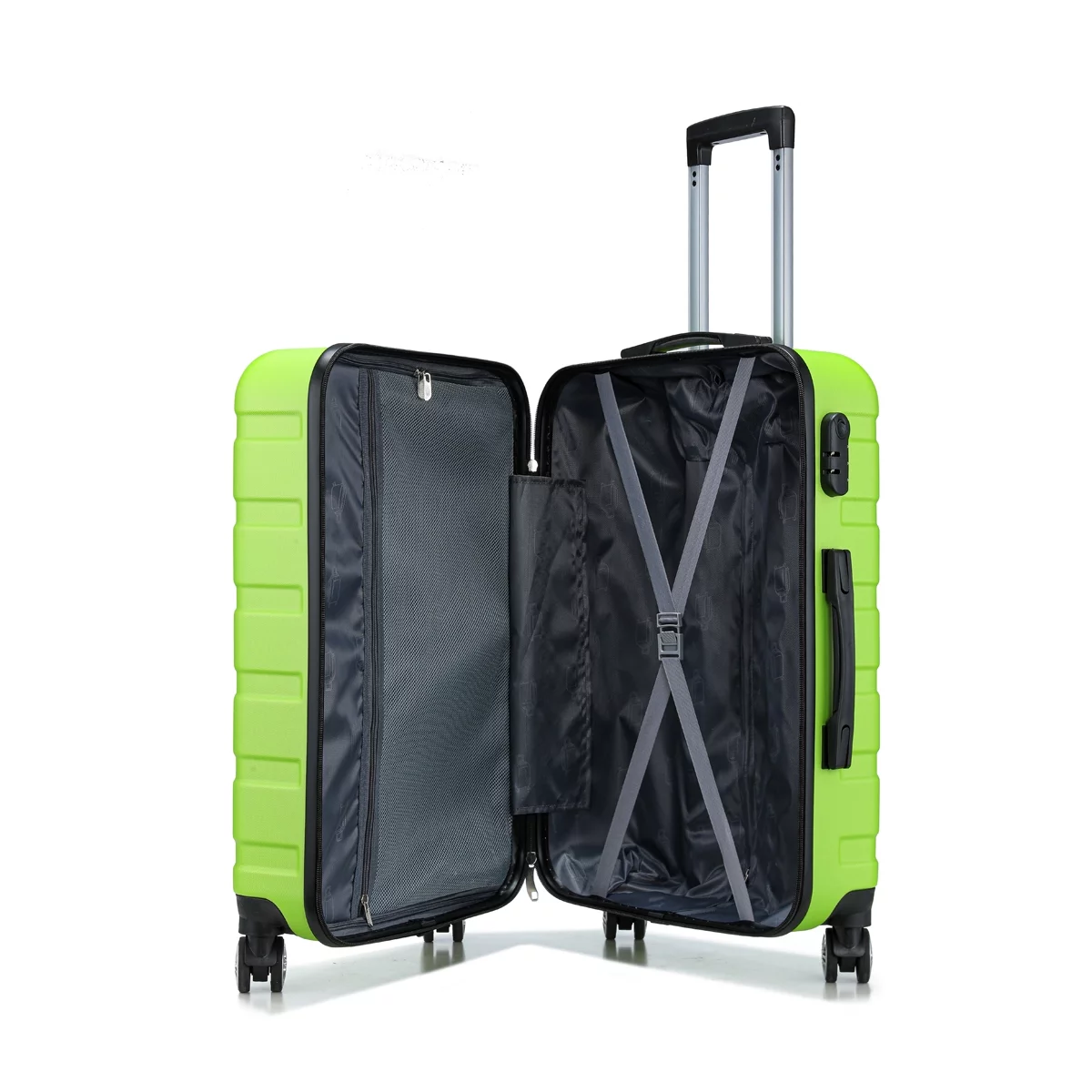 Fashion Luggage 3 Piece Set Suitcase Spinner Hardshell Lightweight