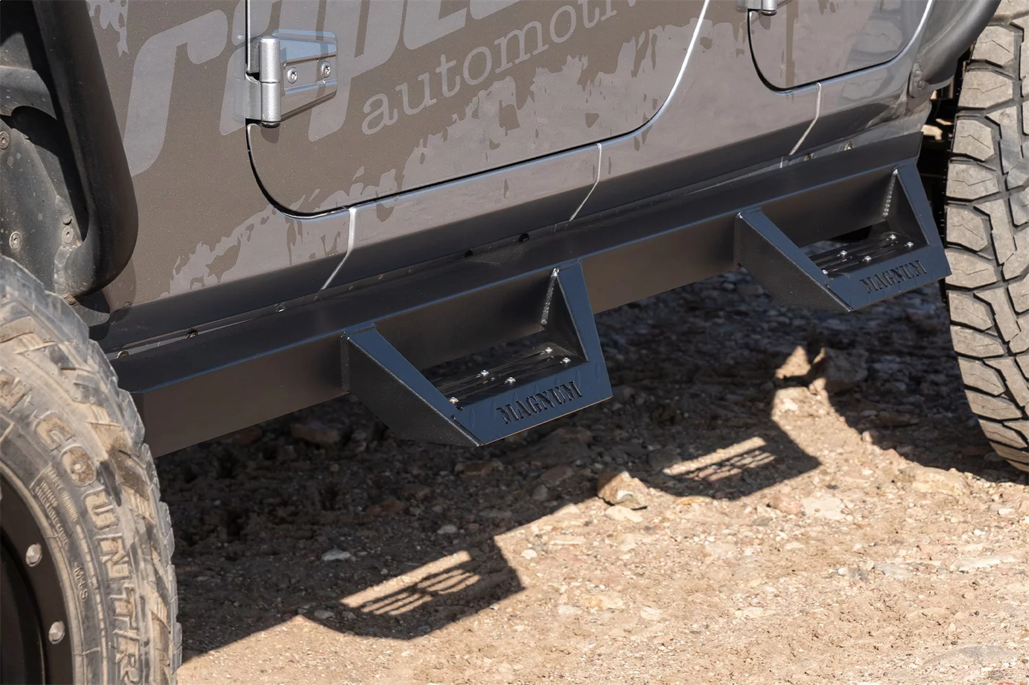 Raptor Rts71jp Rt Steps Fits 07 18 Wrangler (Jk) Wrangler (Jl) Fits select: 2015-2018 JEEP WRANGLER UNLIMITED, 2012-2014 JEEP WRANGLER