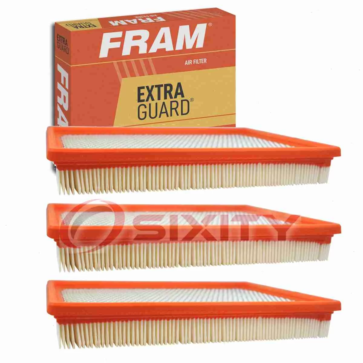 3 pc FRAM CA8817 Extra Guard Air Filters for 131-8902 17220-RBB-A00 46562 A2950C ALA-1317 CFA1156 Intake Inlet Manifold Fuel Delivery Filters Fits select: 2002-2005,2007 JEEP LIBERTY