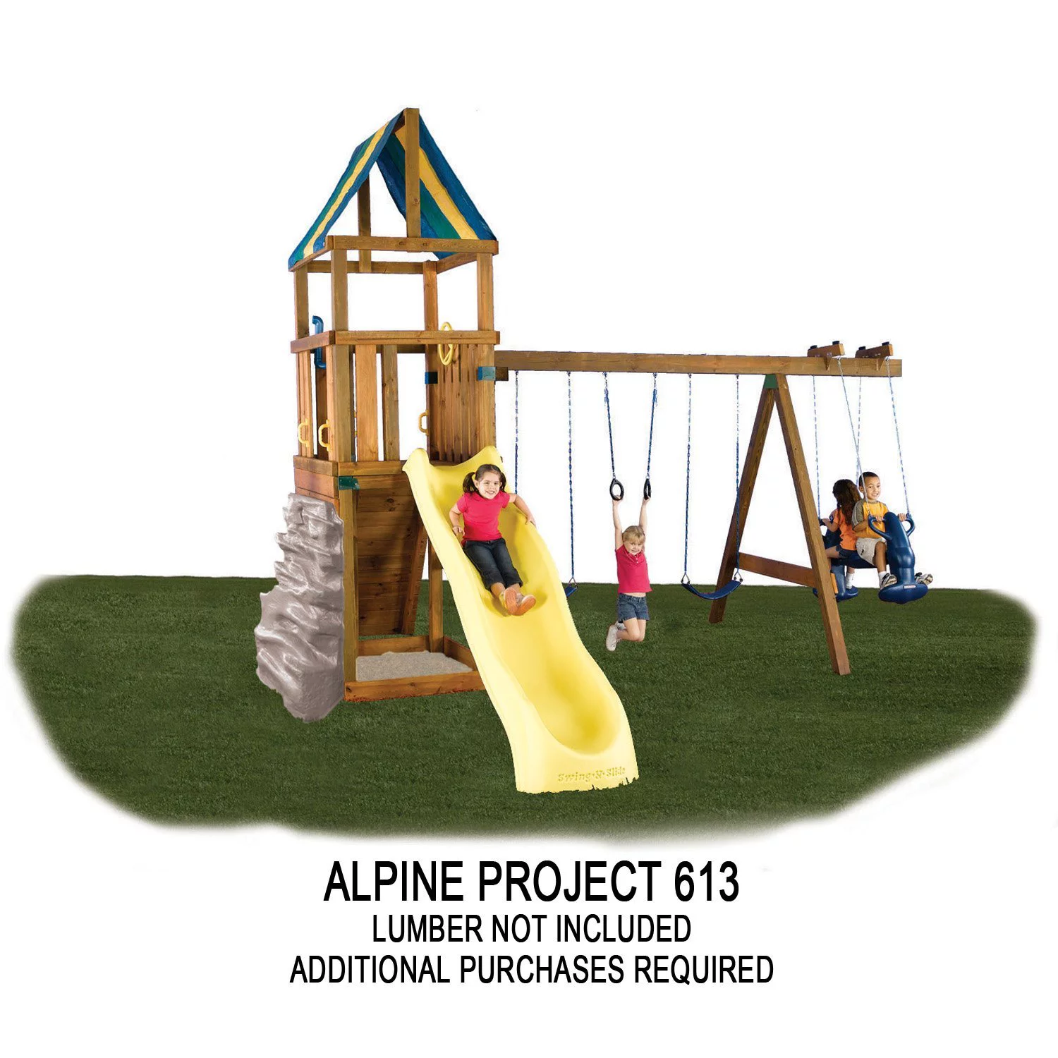 Alpine Custom Swing Set Hardware Kit wood not included