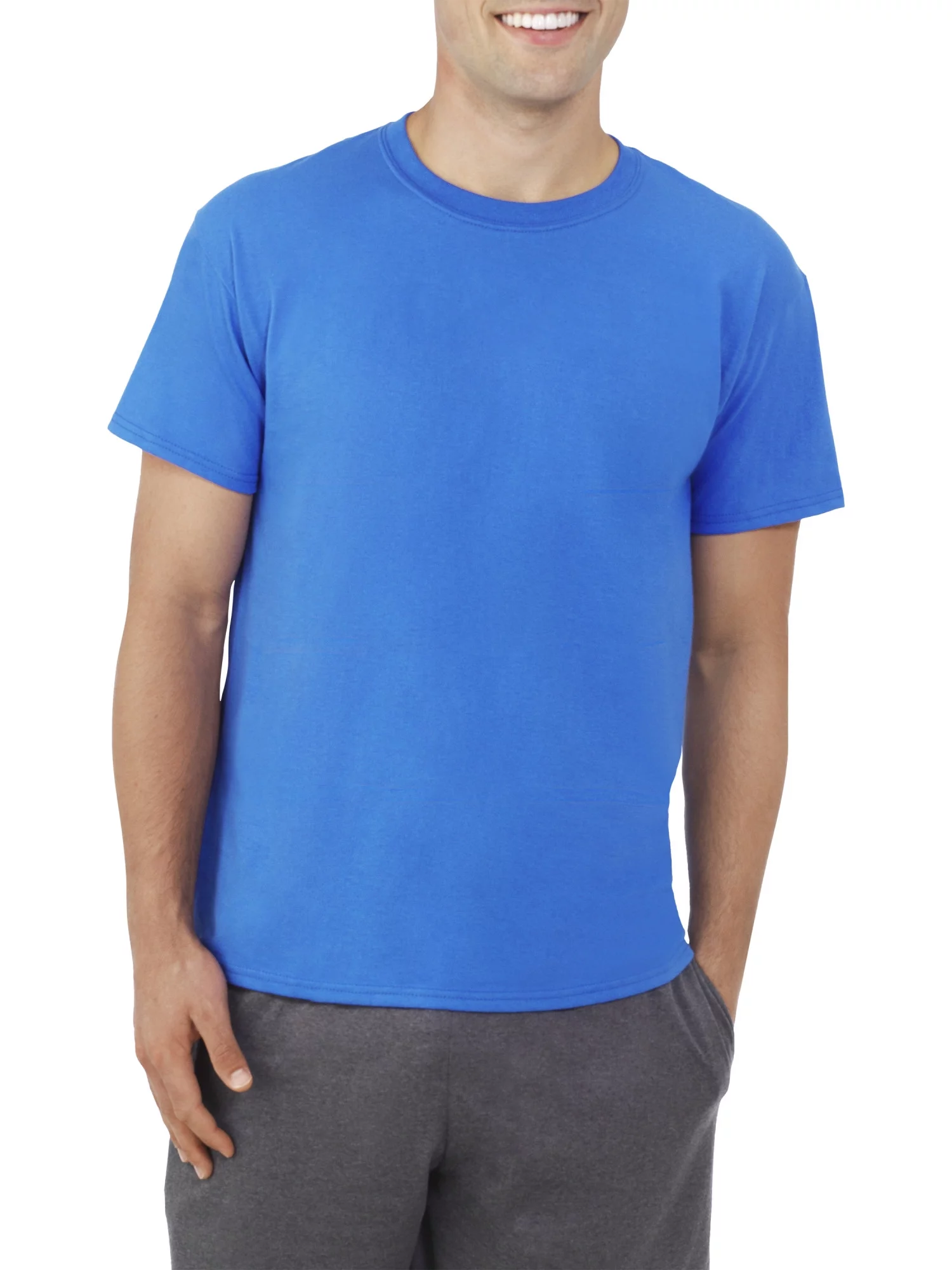 Men's Dual Defense UPF Crew T Shirt, Available up to sizes 4X