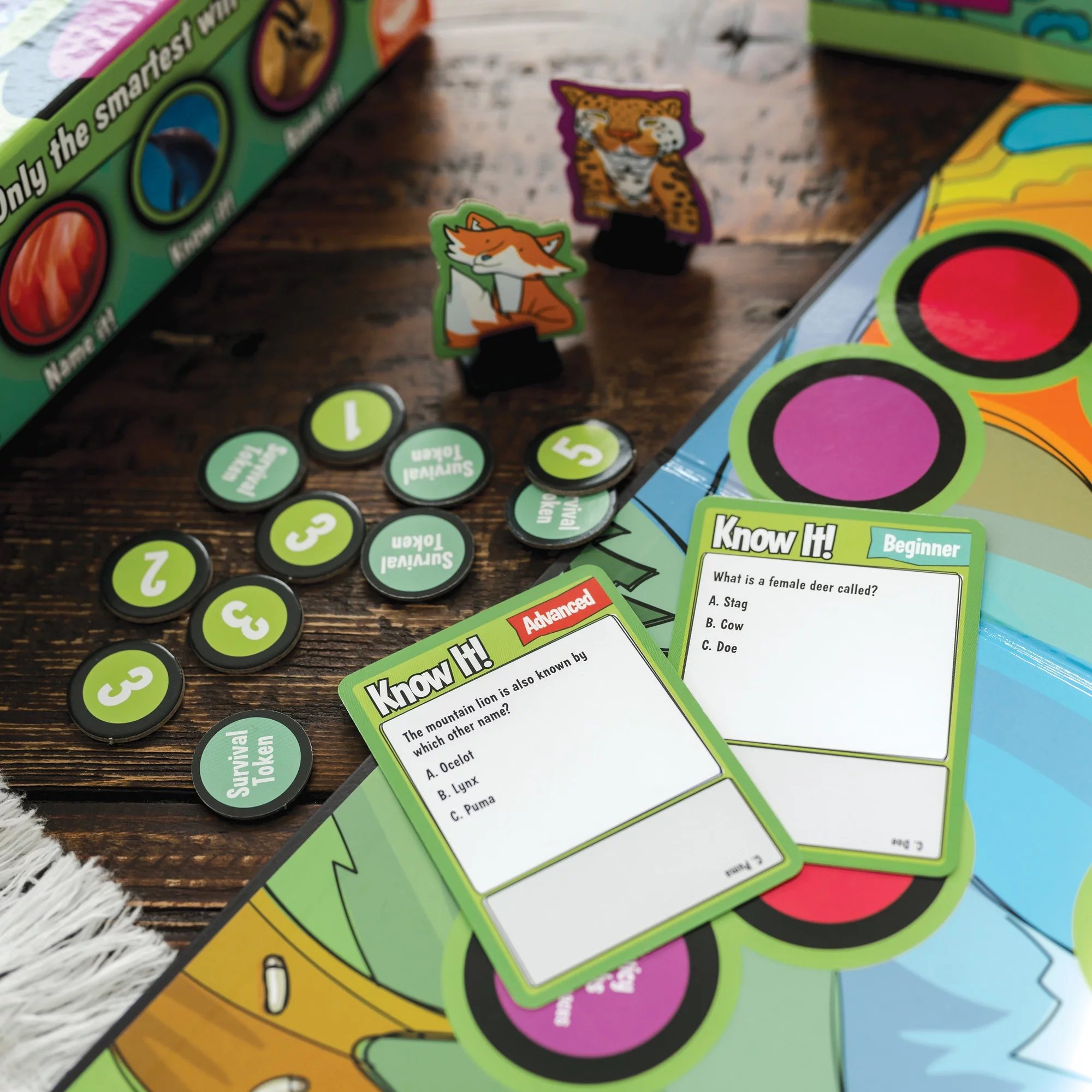 MindWare Animal Trivia Challenge Game - 2 to 4 Players - Ages 7+