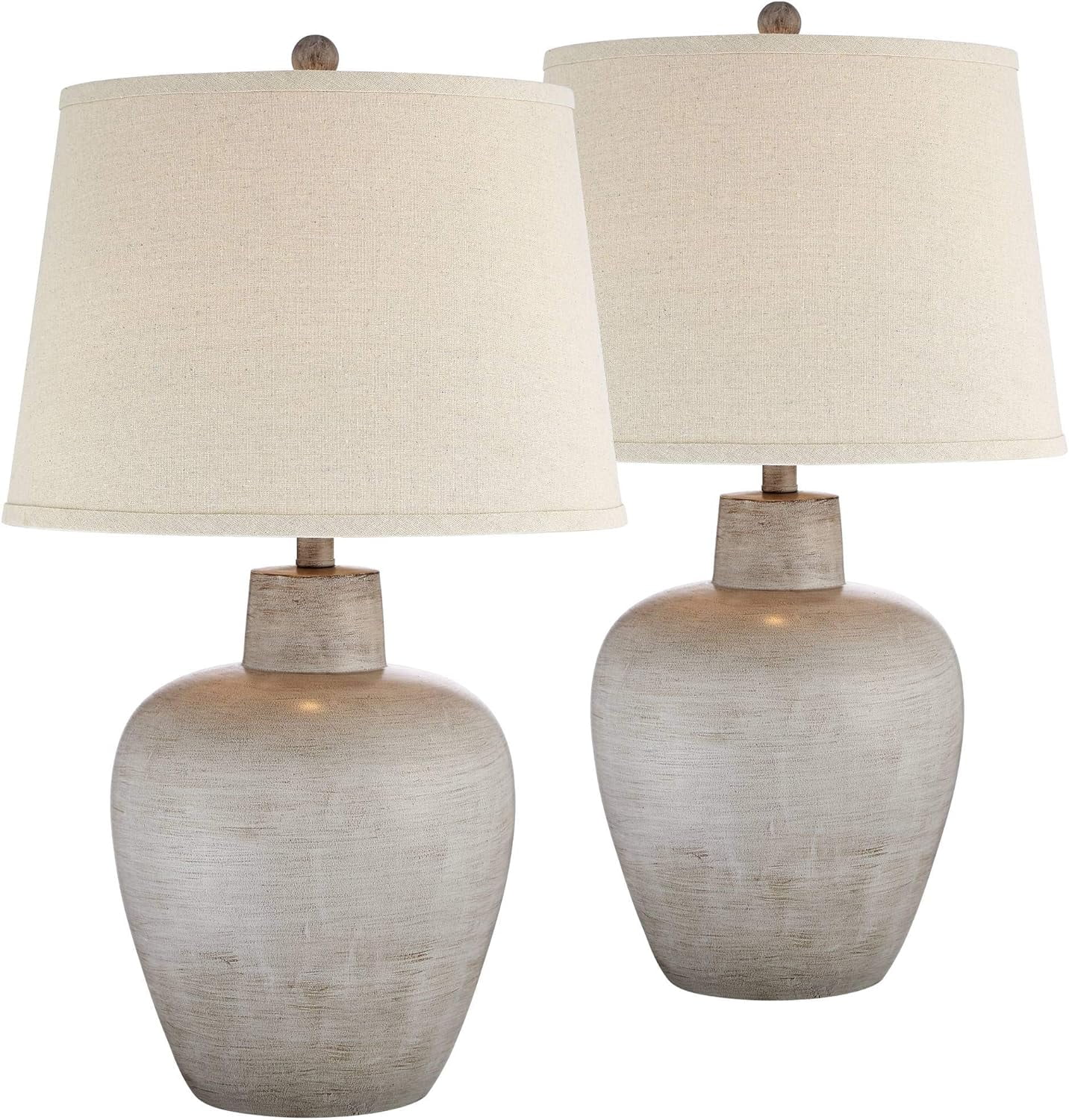 AUCHI  Glenn Rustic Country Cottage Style Table Lamps 27