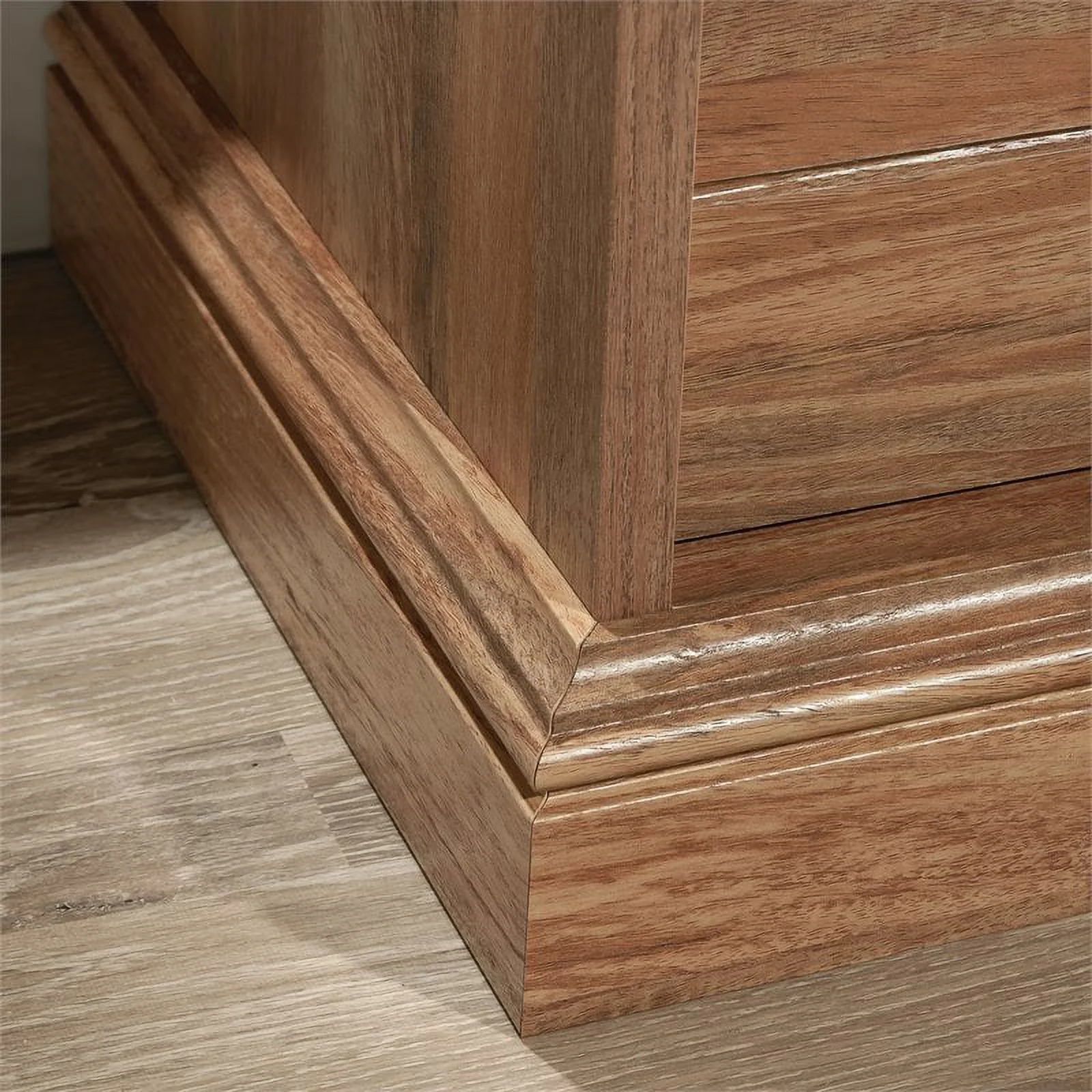 Pemberly Row 3-Drawer Traditional Engineered Wood Bedroom Chest in Brown