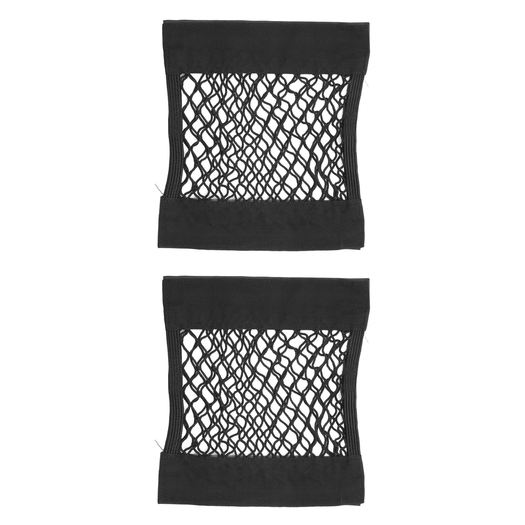 Unique Bargains 2pcs Car Purse Holder Seat Back Storage Bag Mesh Pocket Net Holder Handbag Organizer Storage 30x25cm