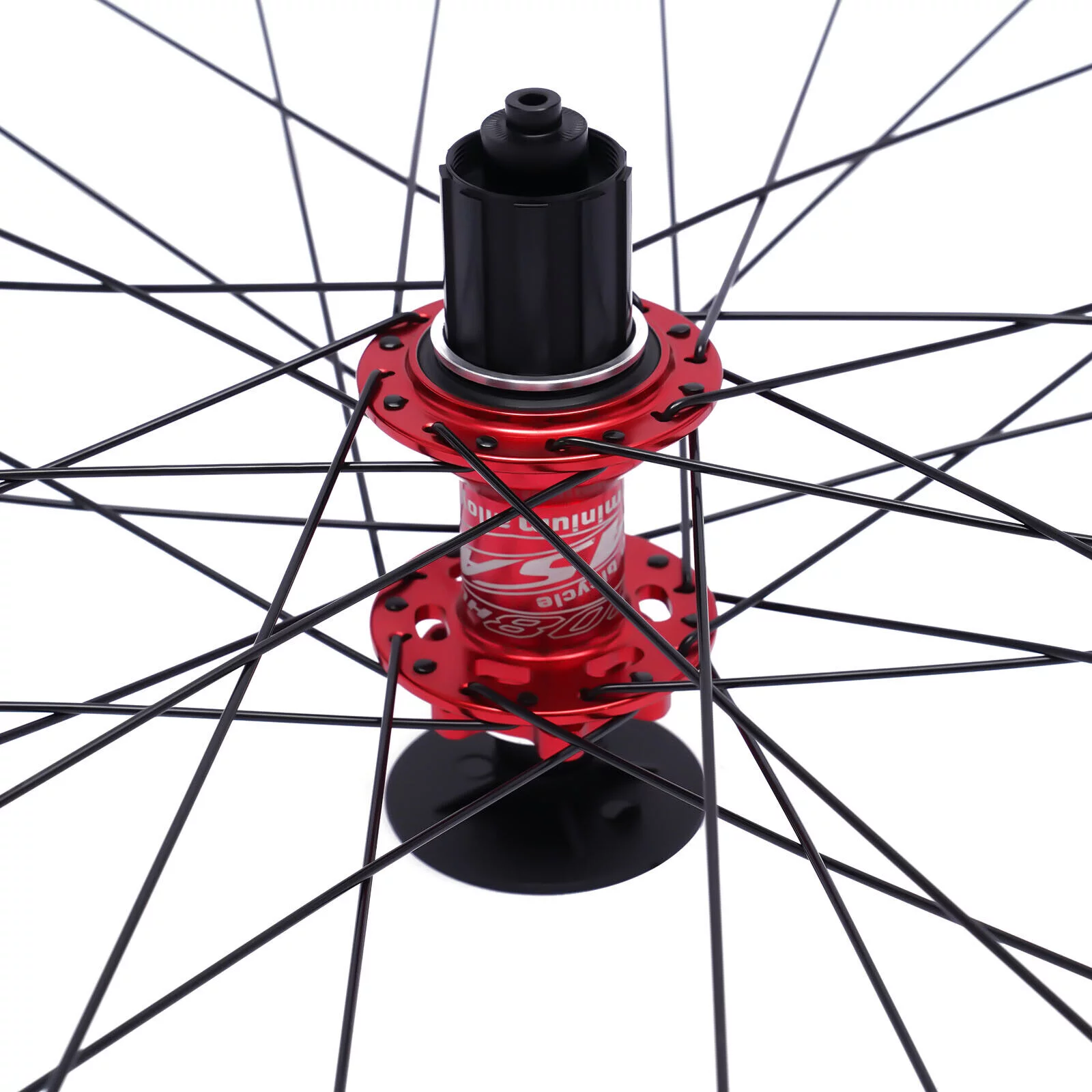 29 inch Front & Rear Wheel Mountain Wheelset Red Hub Disc Brake Bicycle Wheels Set