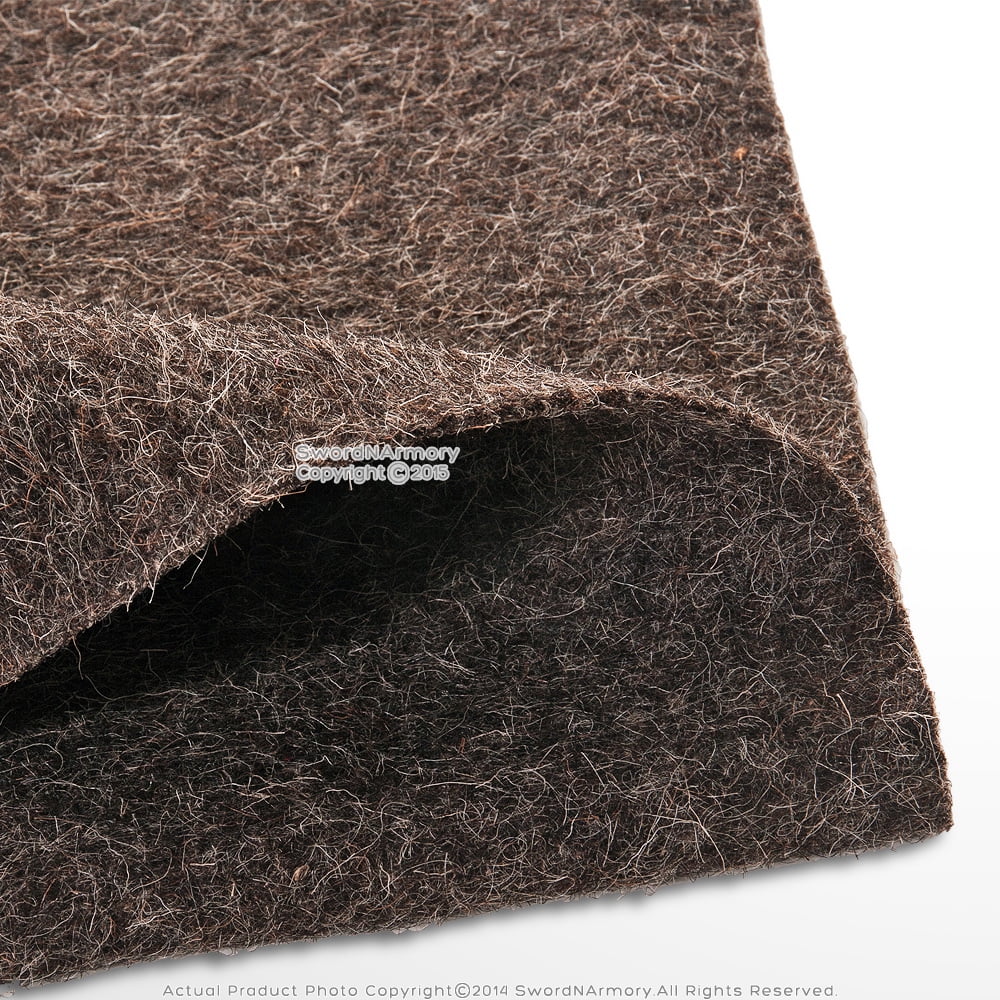 Munetoshi Natural Wool Hand Loomed Woven Medieval Style Camp Blanket Coarse 93