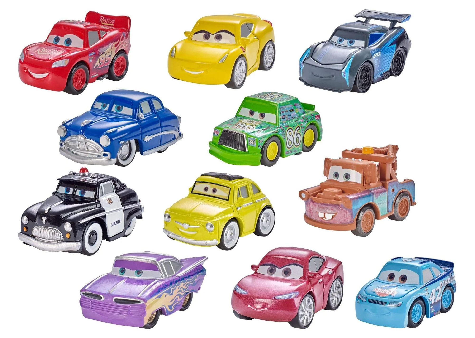 Mattel Disney Pixar Cars 3 Diecast Mini Racers Blind Bag (These are sold individually and styles may vary)