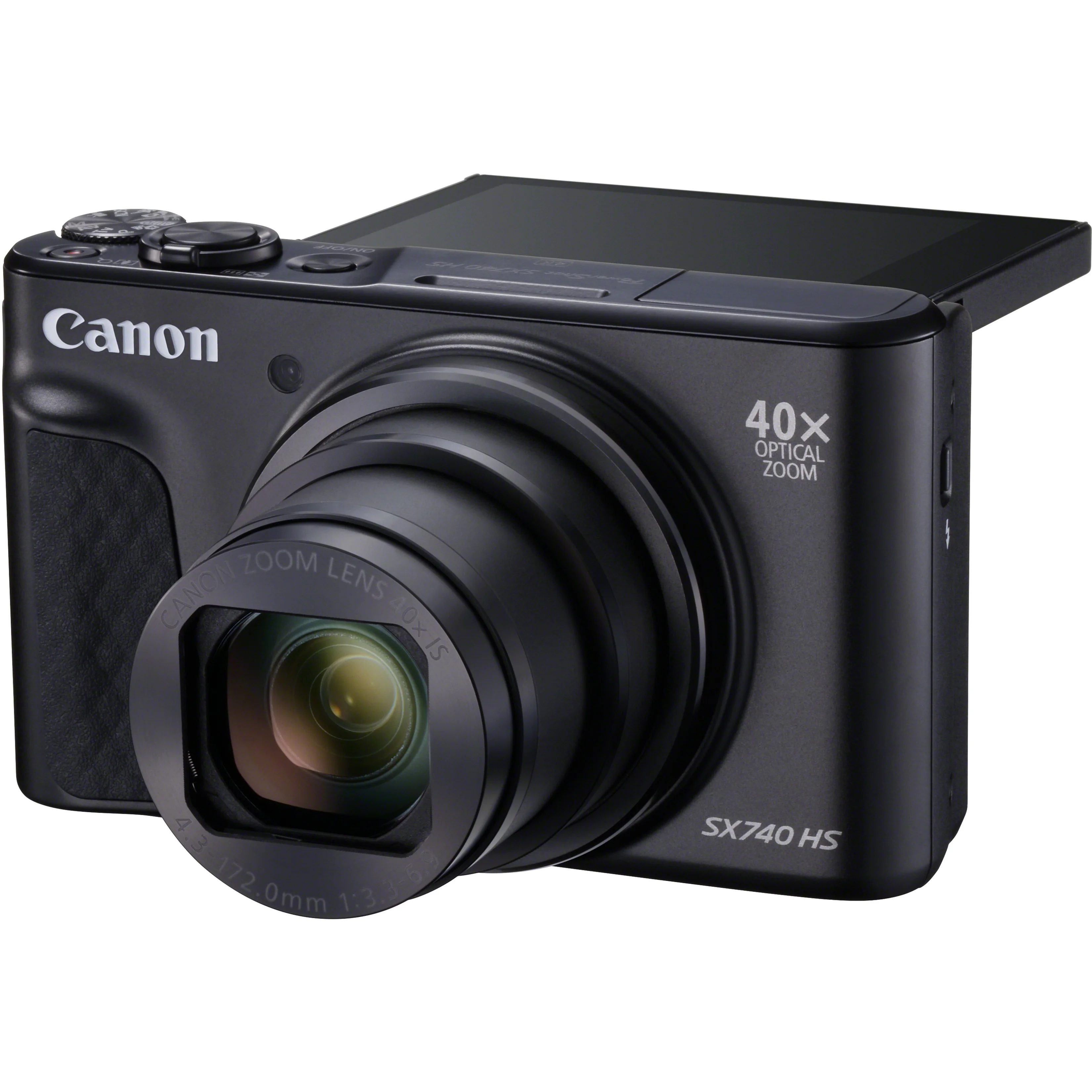 Canon PowerShot SX740 HS 20.3 Megapixel Compact Camera, Black