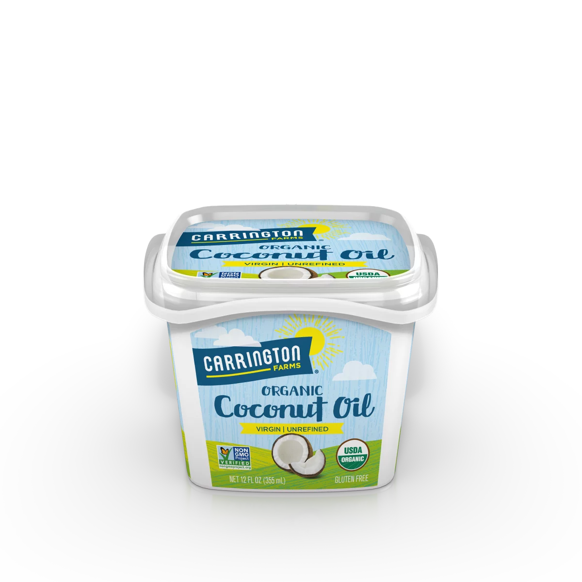 Carrington Farms 100% Organic Virgin Coconut Oil, 12 oz